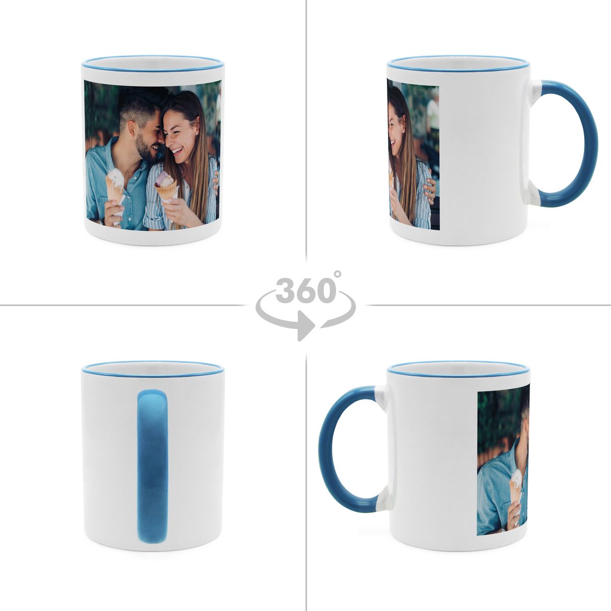 Kaffeebecher Standard Hellblau 2