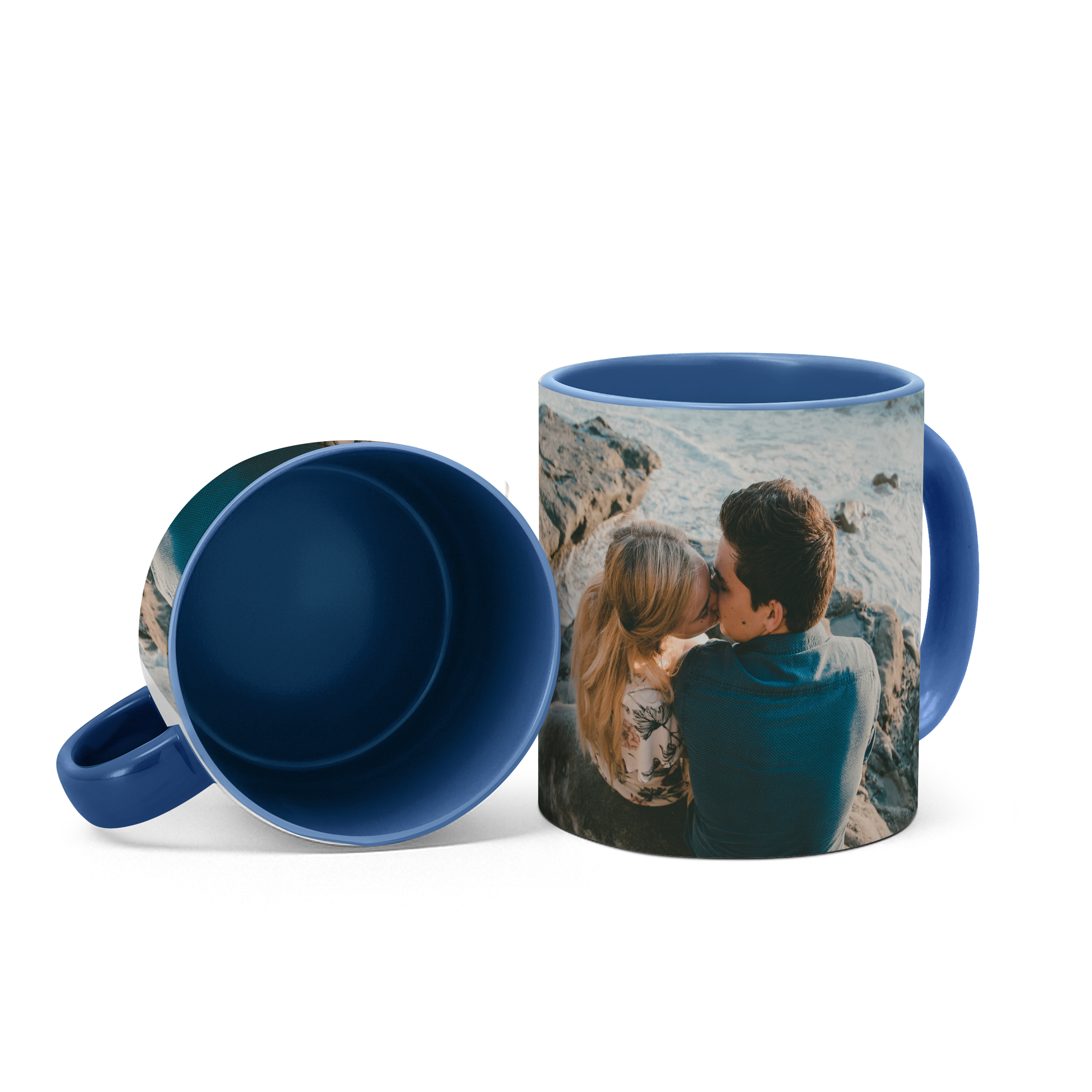 Zweifarbtasse Blau Full-Size 3