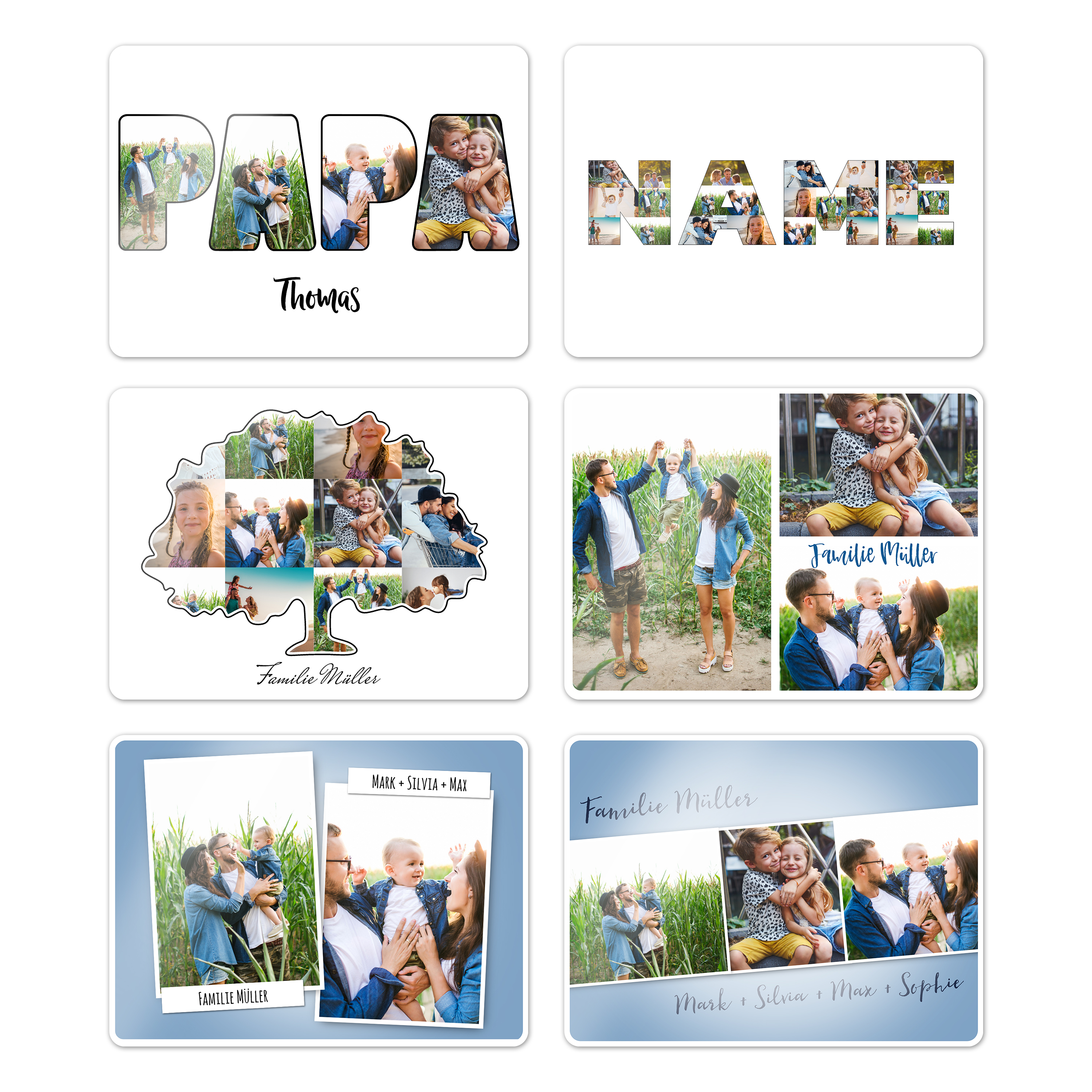 Collagen-Tischset weiß 3