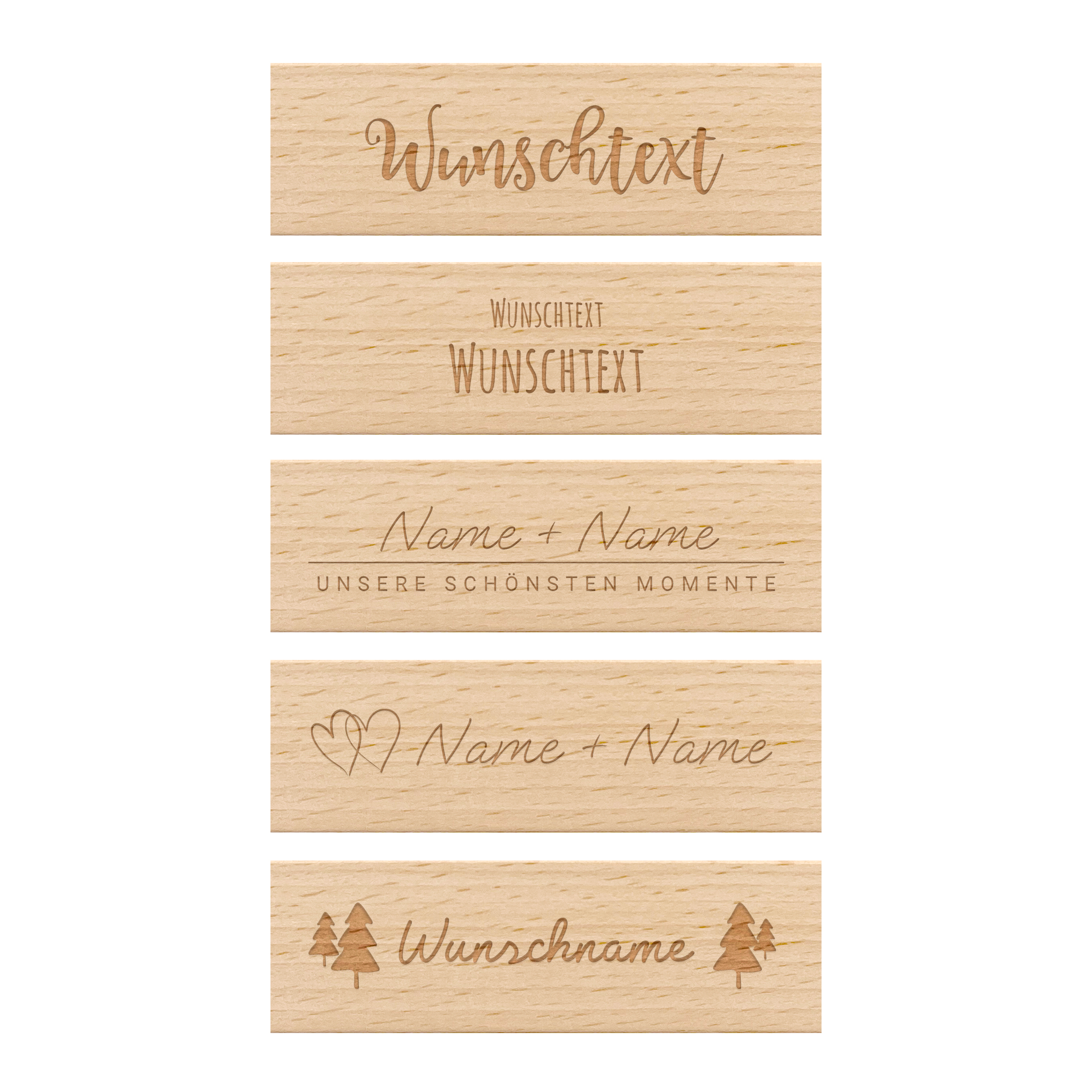 Tischkalender mit Holzfuß - Standard 7