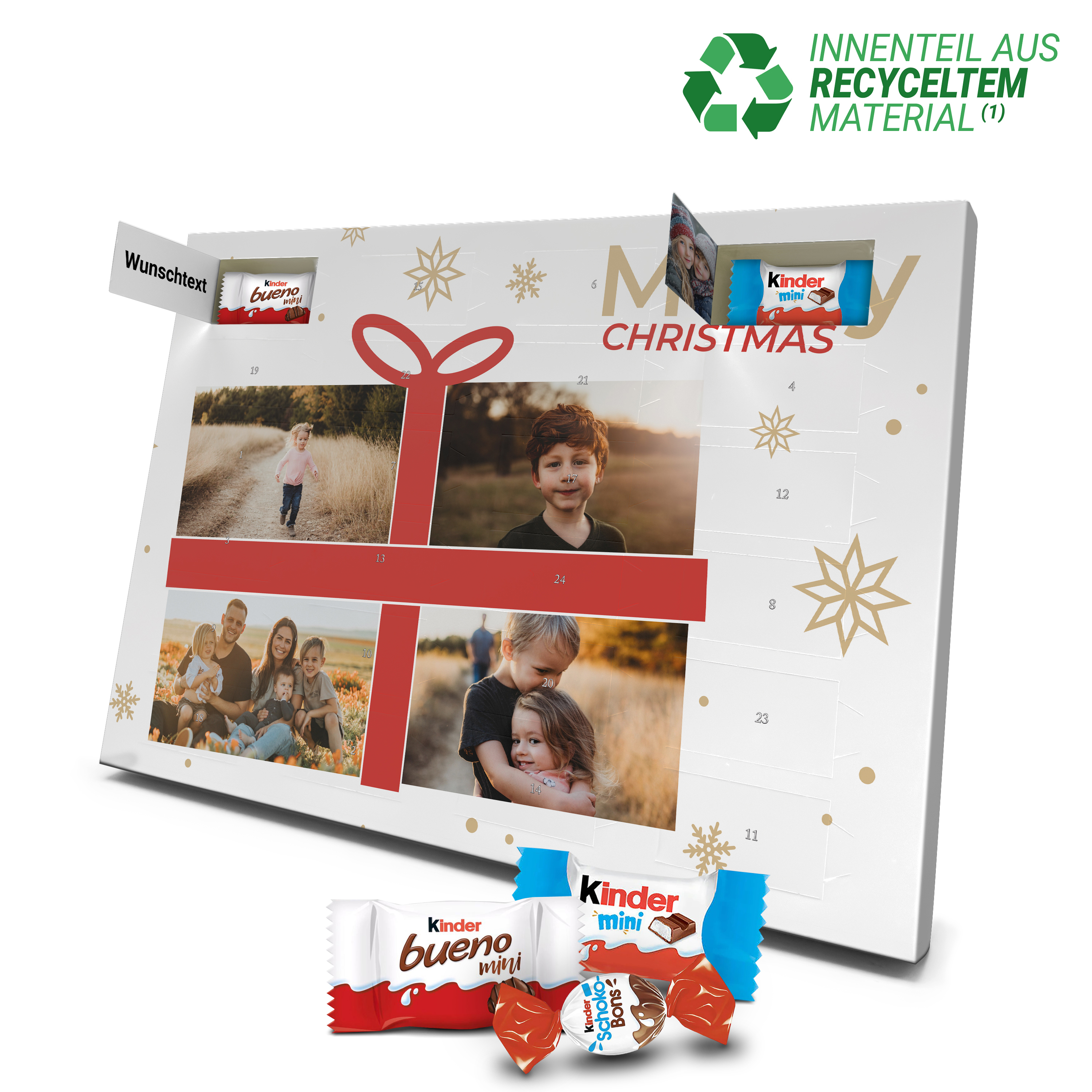 kinder® Schokolade Adventskalender - Standard 1