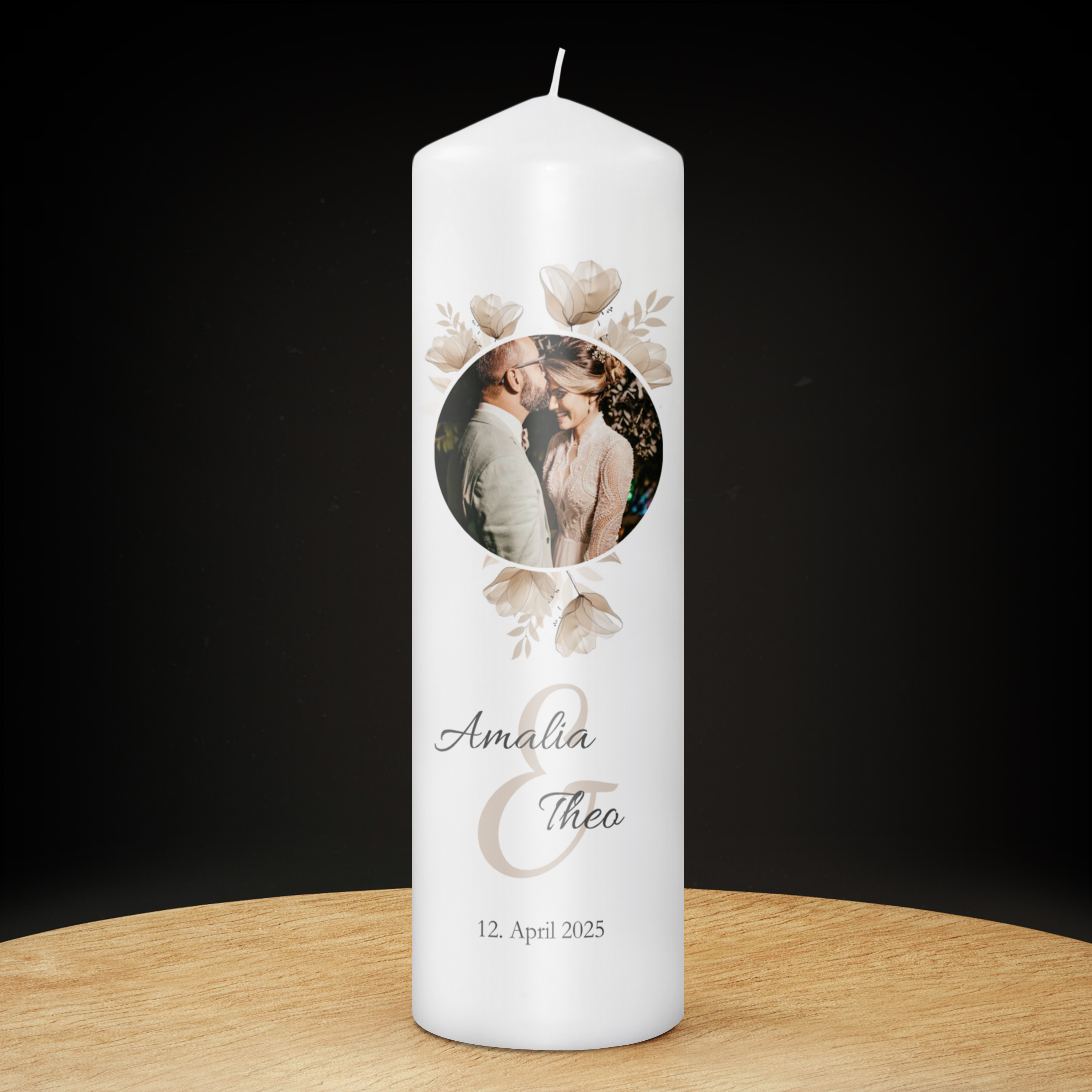 Hochzeitskerze 29 cm 8