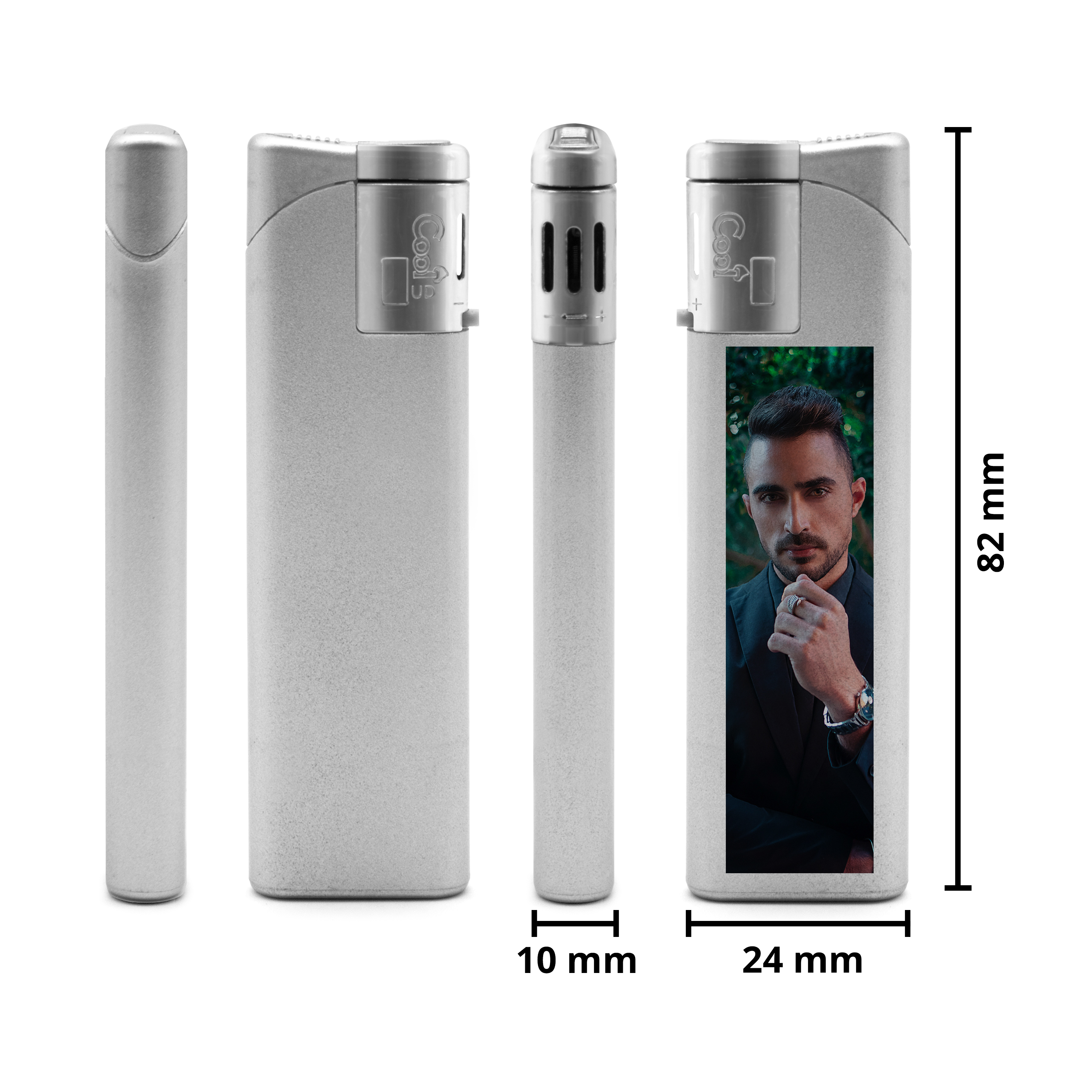 Feuerzeug "Classic" Standard Silber 4