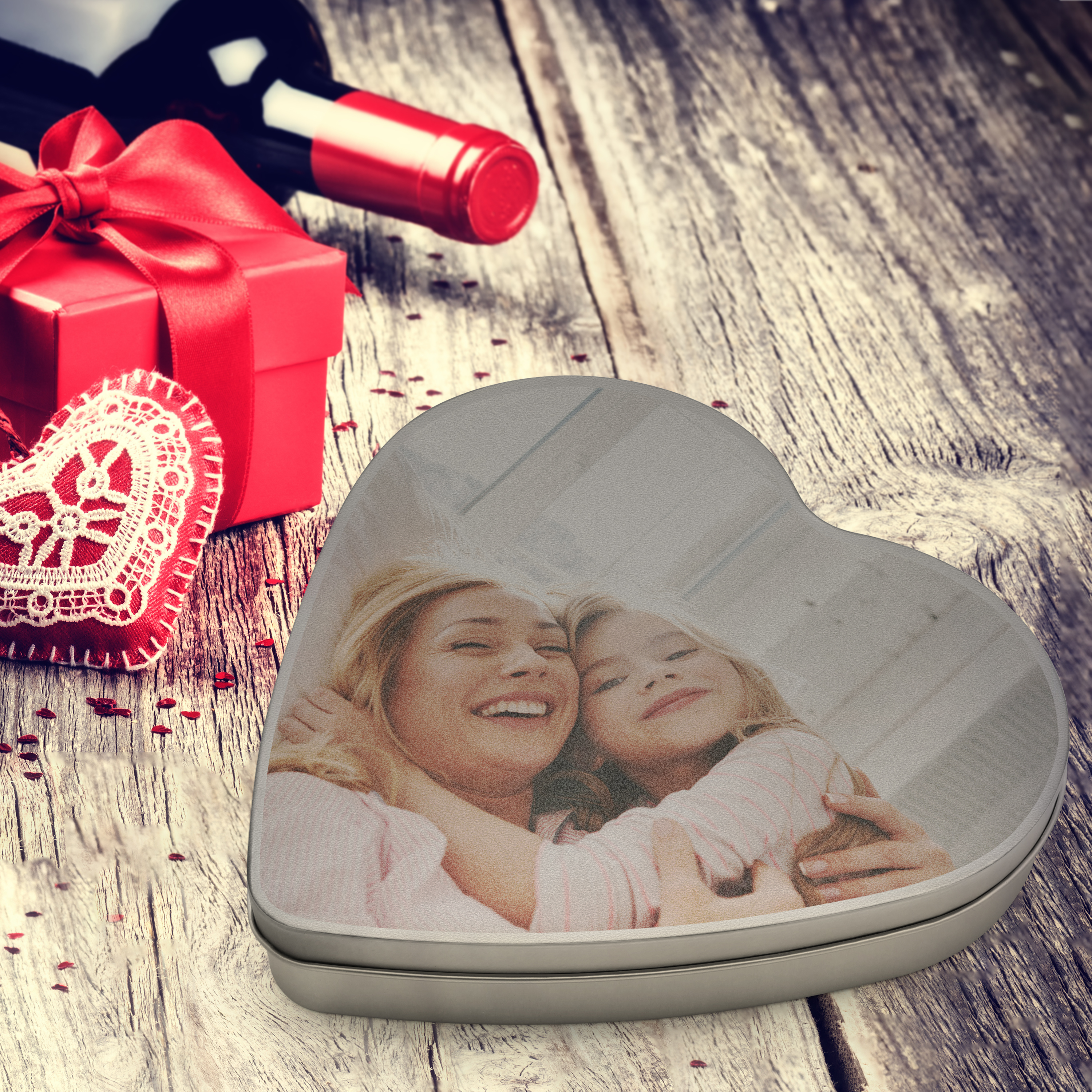 Herzdose ohne Füllung 4