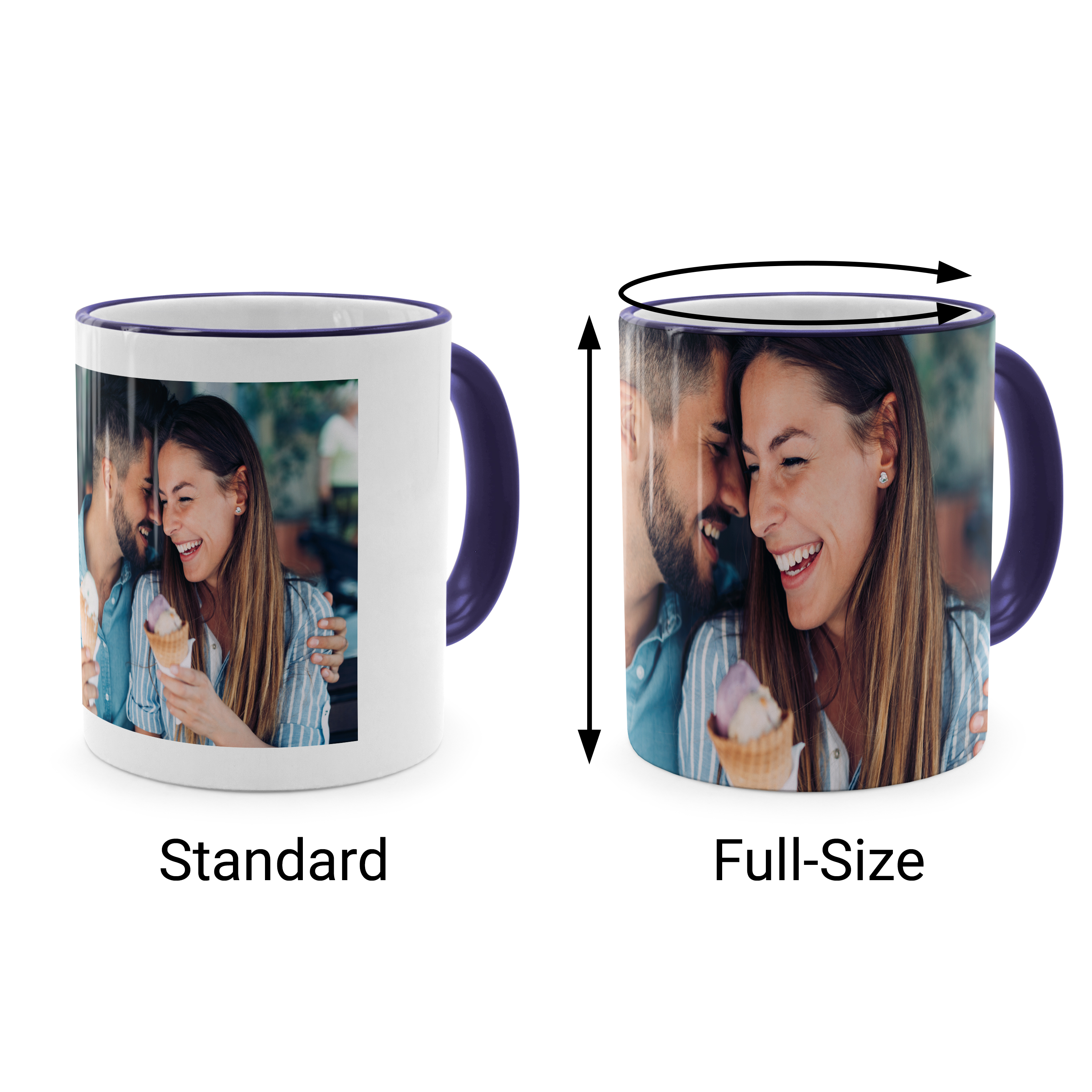 Kaffeebecher Full-Size Dunkelblau 2