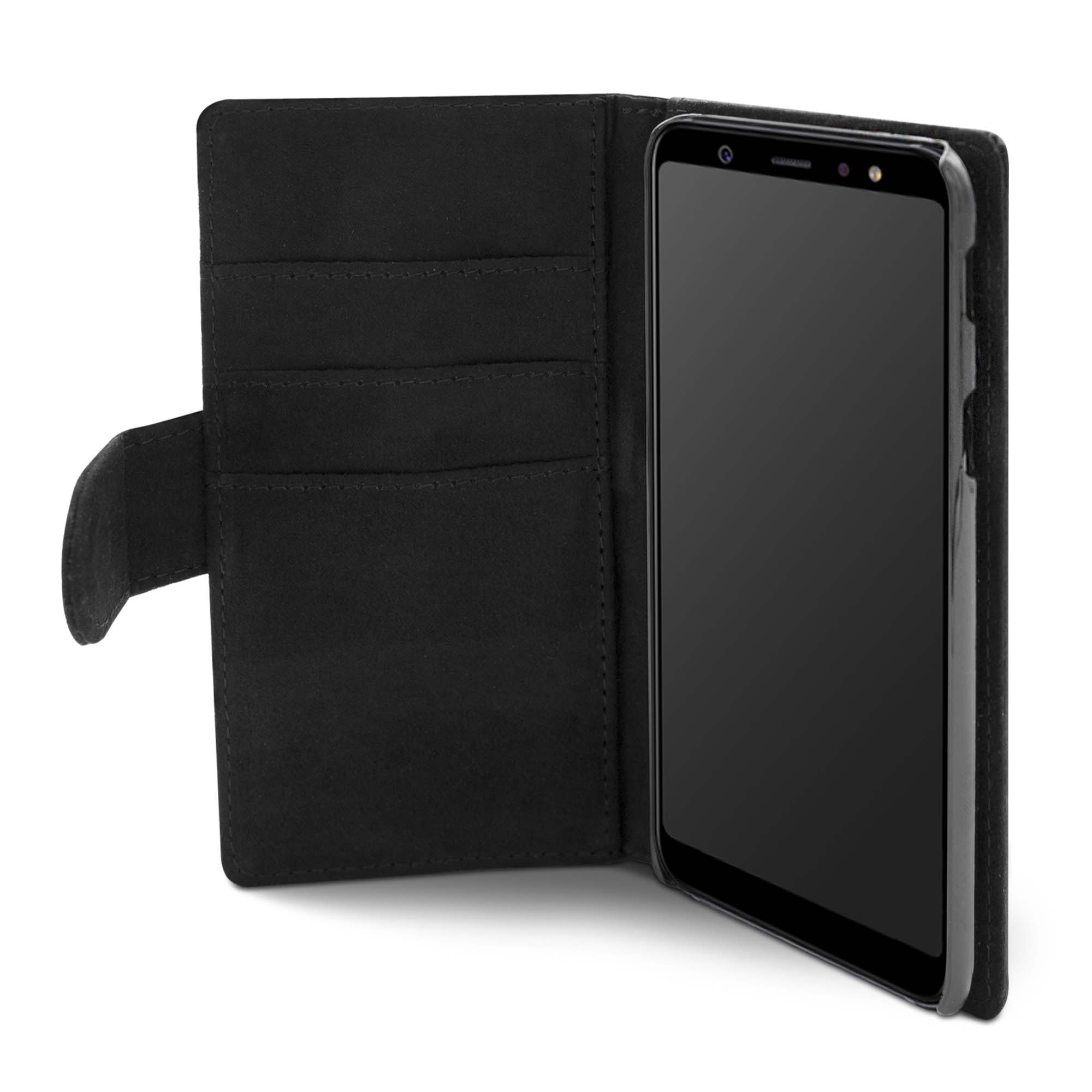 Galaxy A6+ (2018) Flipcase schwarz 4