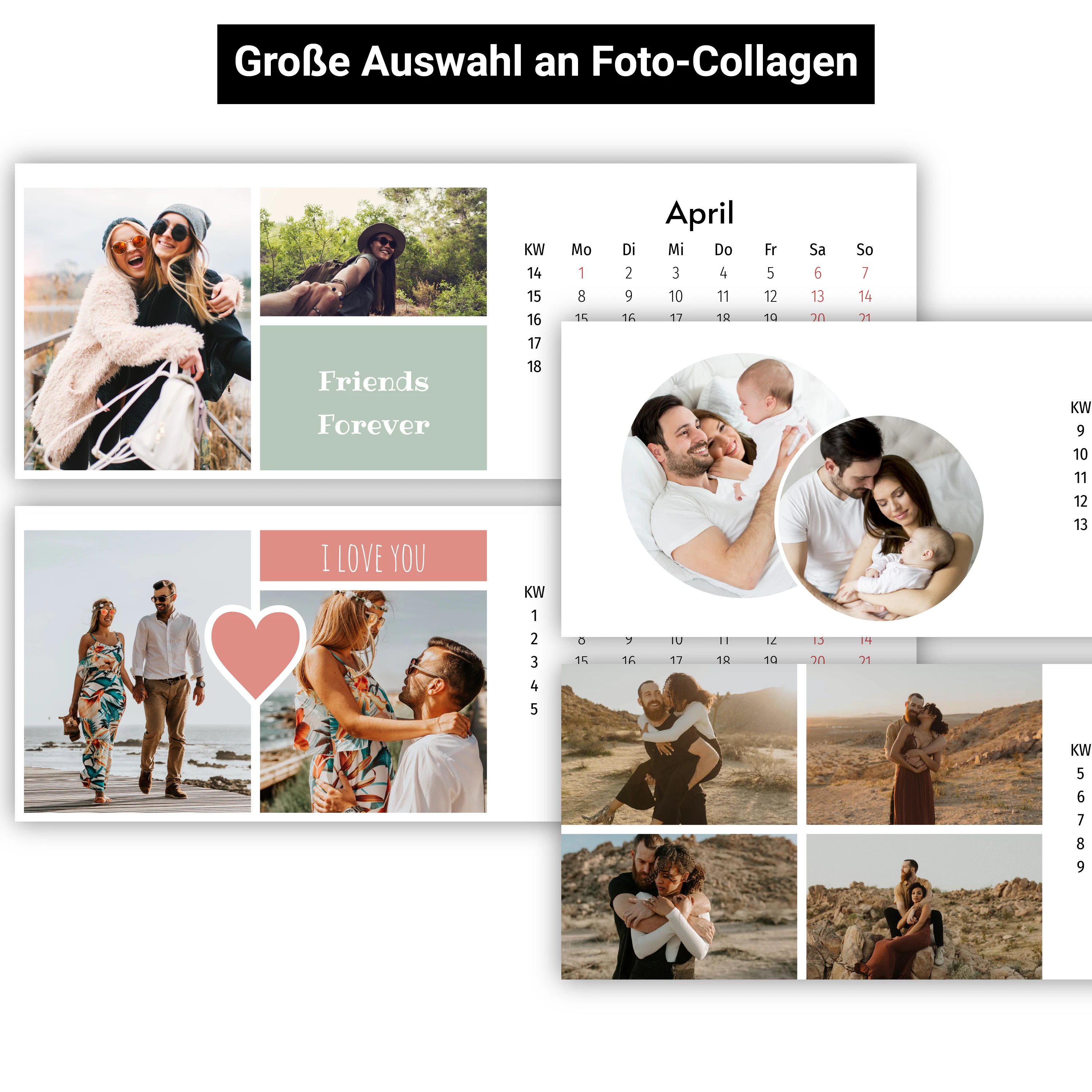 Tischkalender Portrait - Standard 8