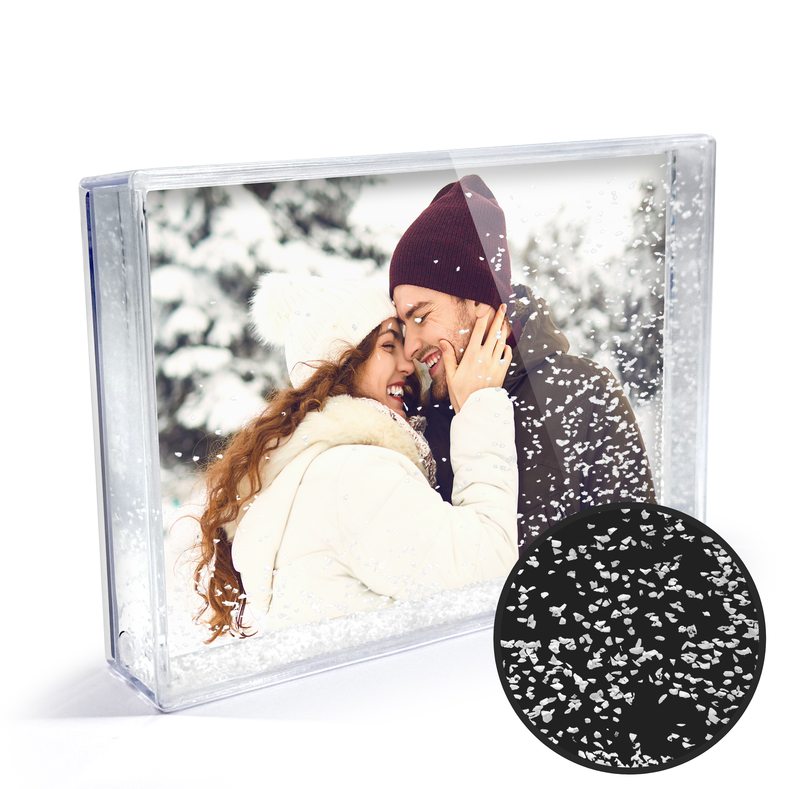 Schüttelrahmen Schnee 1