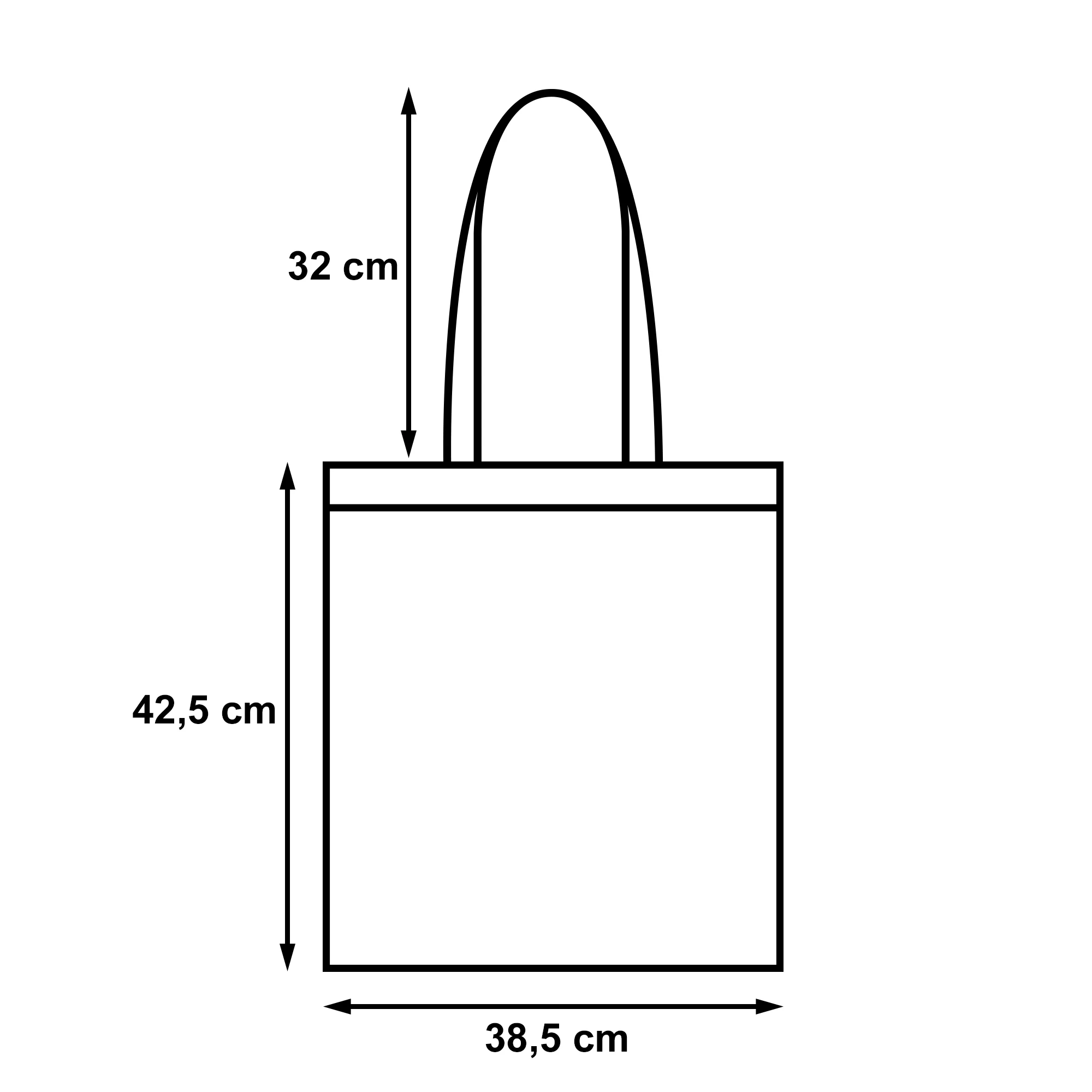 Stoffbeutel Weiß 7