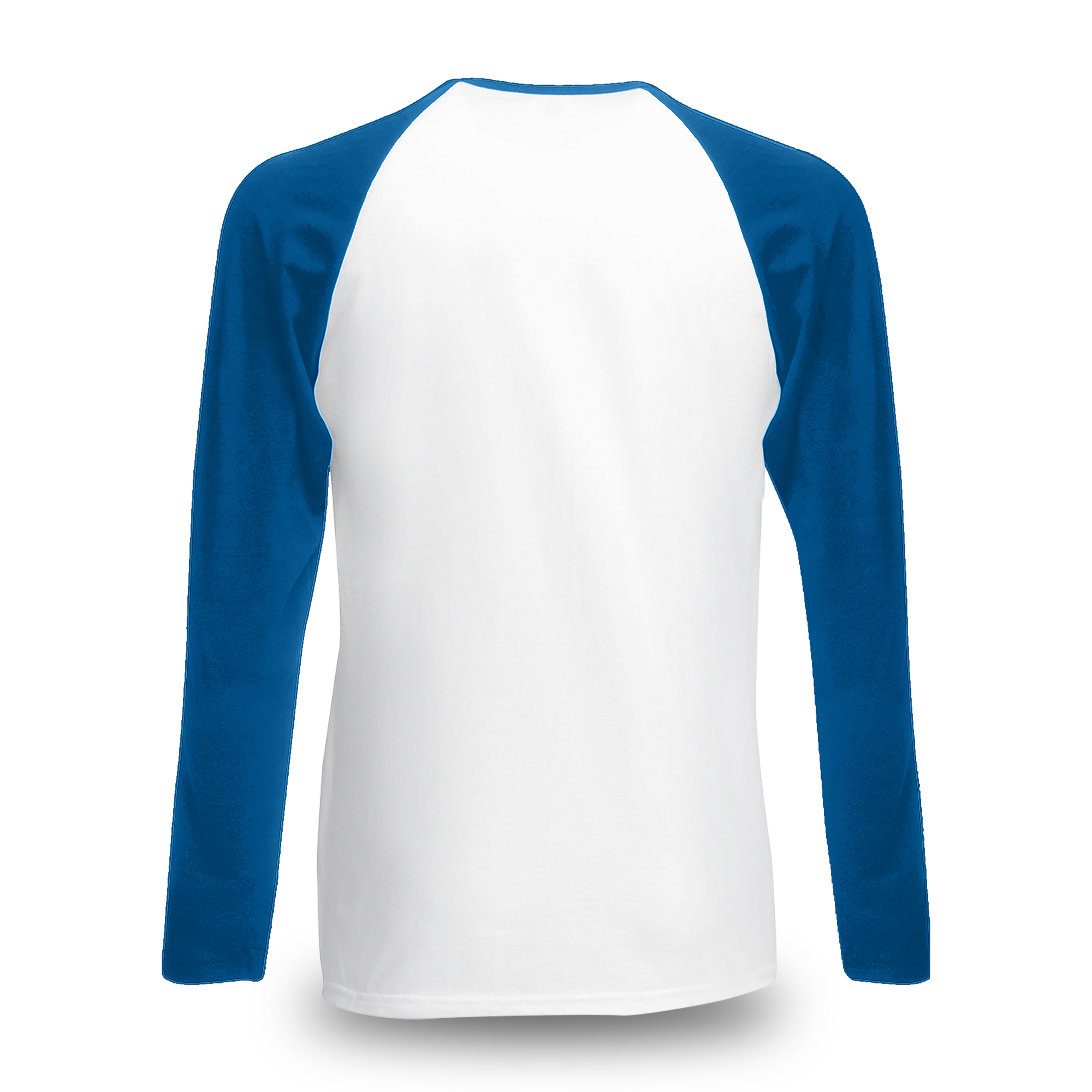 Longsleeve Weiß/Royal 2