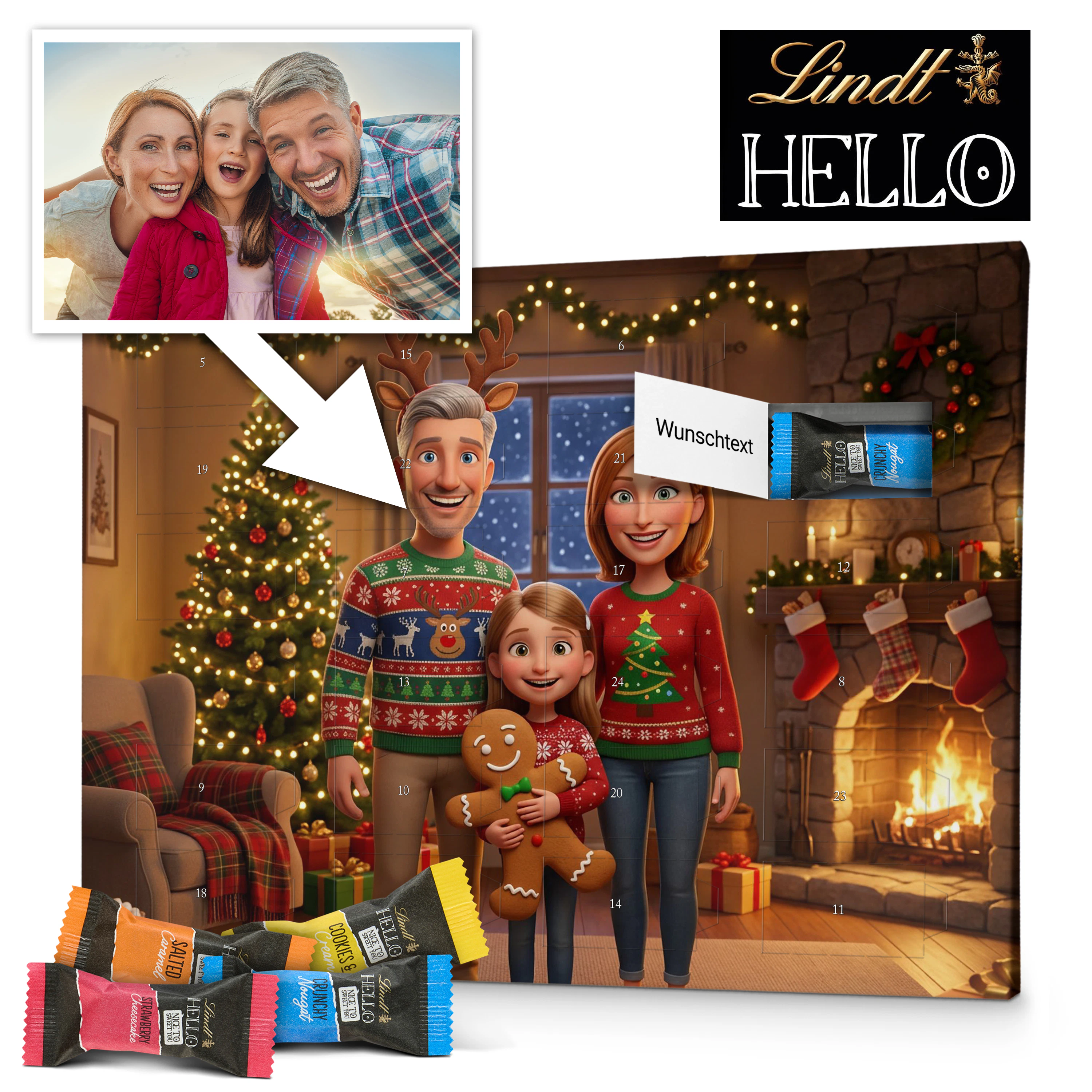 MagicFoto Adventskalender Lindt HELLO 1