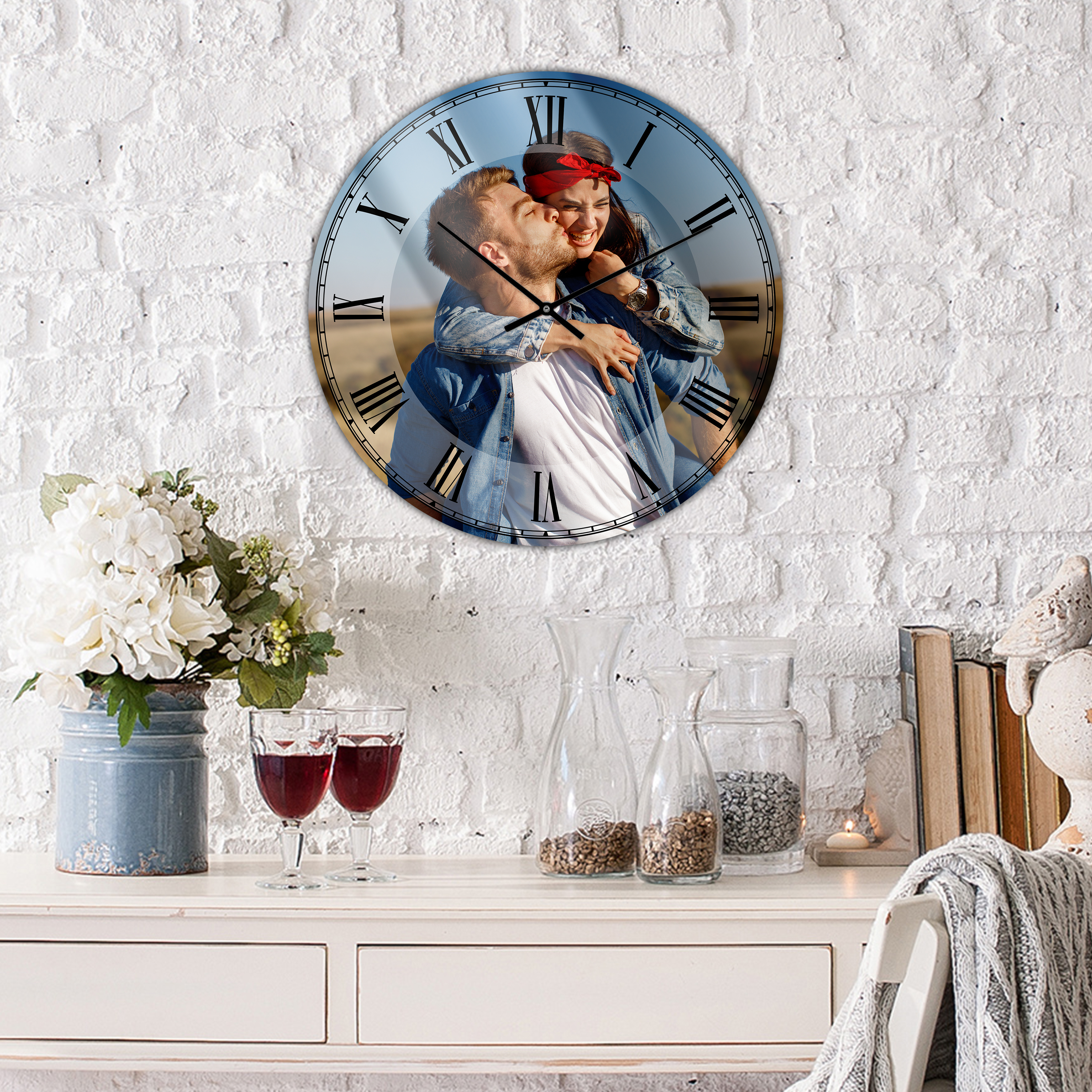 Wanduhr kreativ klein (26 cm) Acrylglas 7