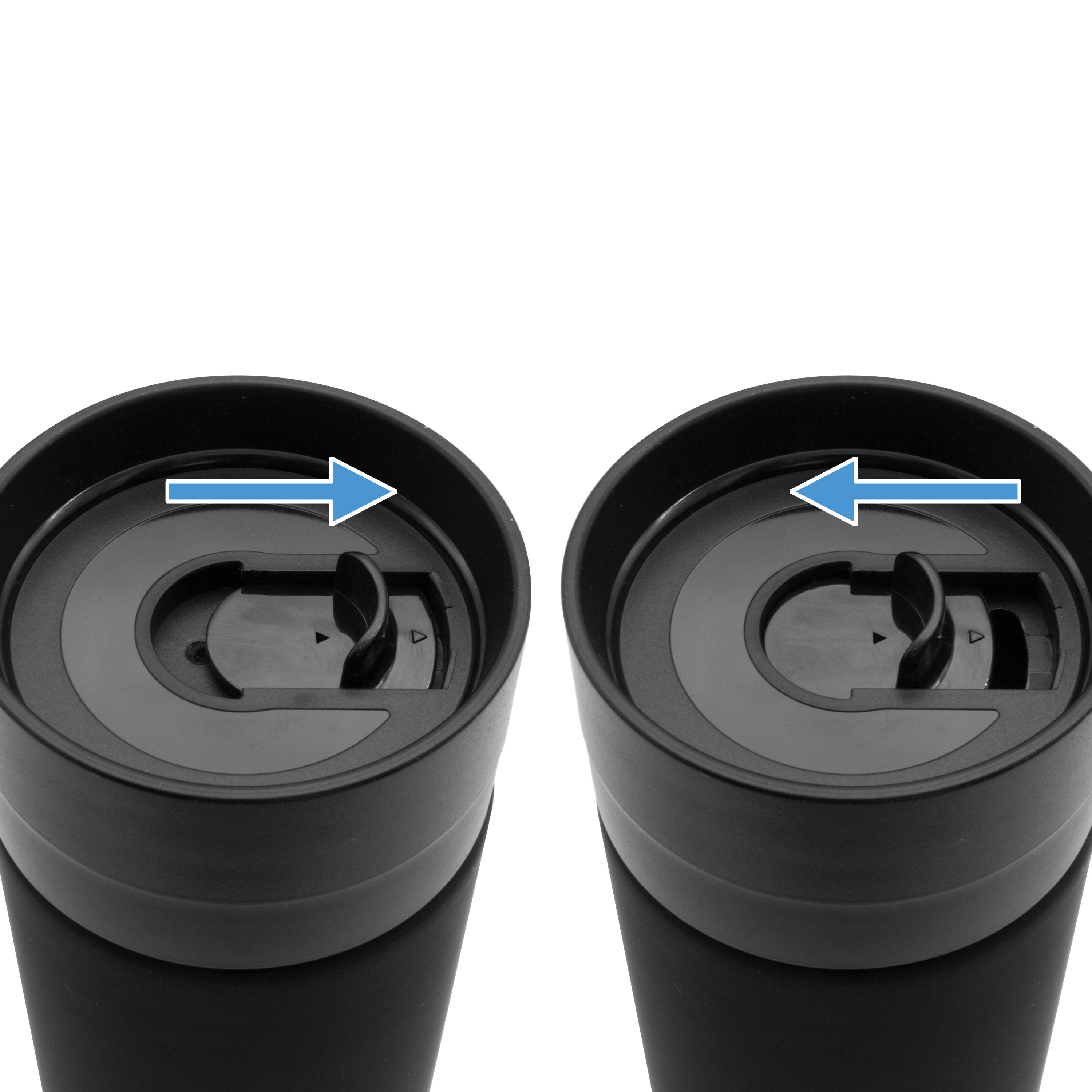 Thermobecher "Premium" Gravur 0,465 Liter Schwarz 3