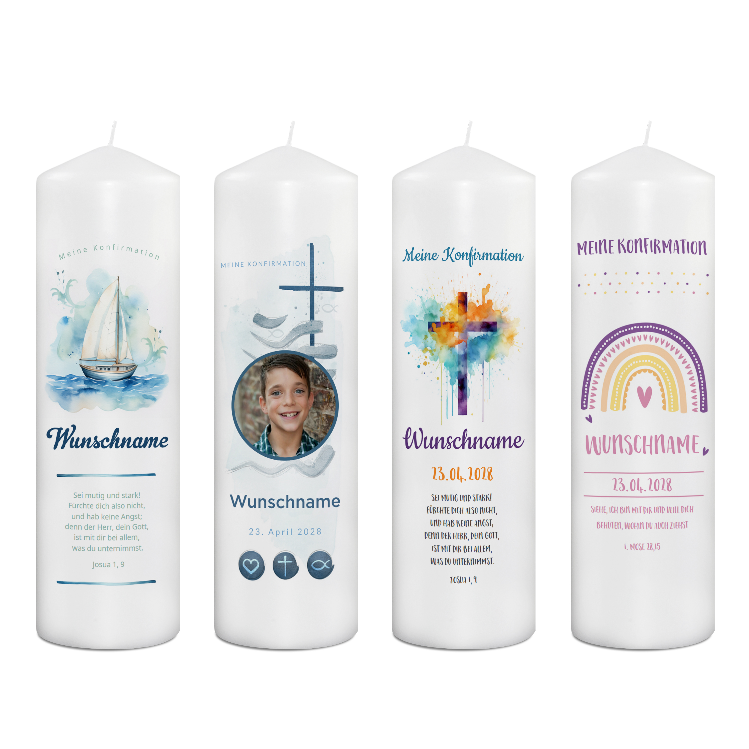 Konfirmationskerze 29 cm 5