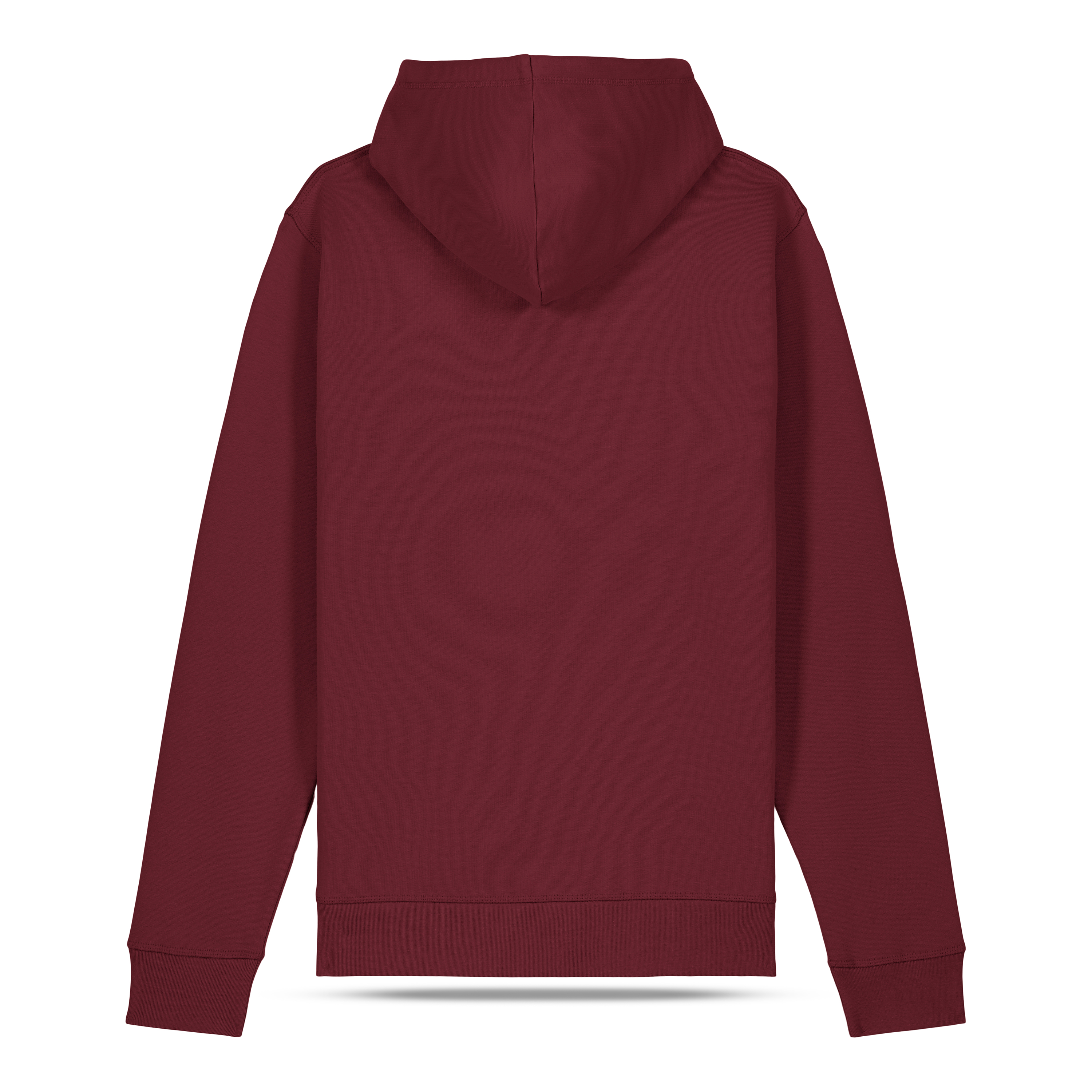 Bio Hoodie „Basic“ M Burgund 2