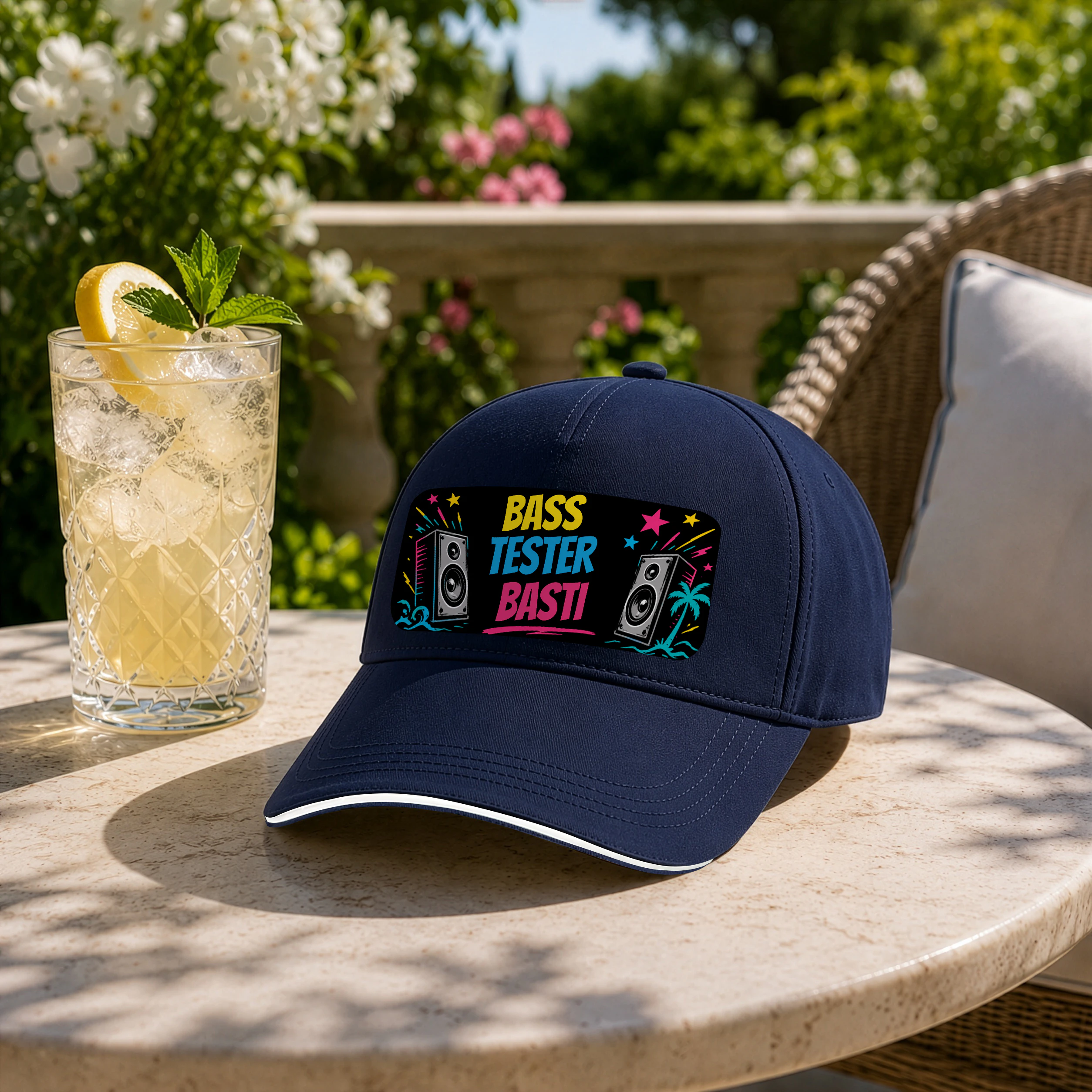 Basecap Navy / Weiß 5