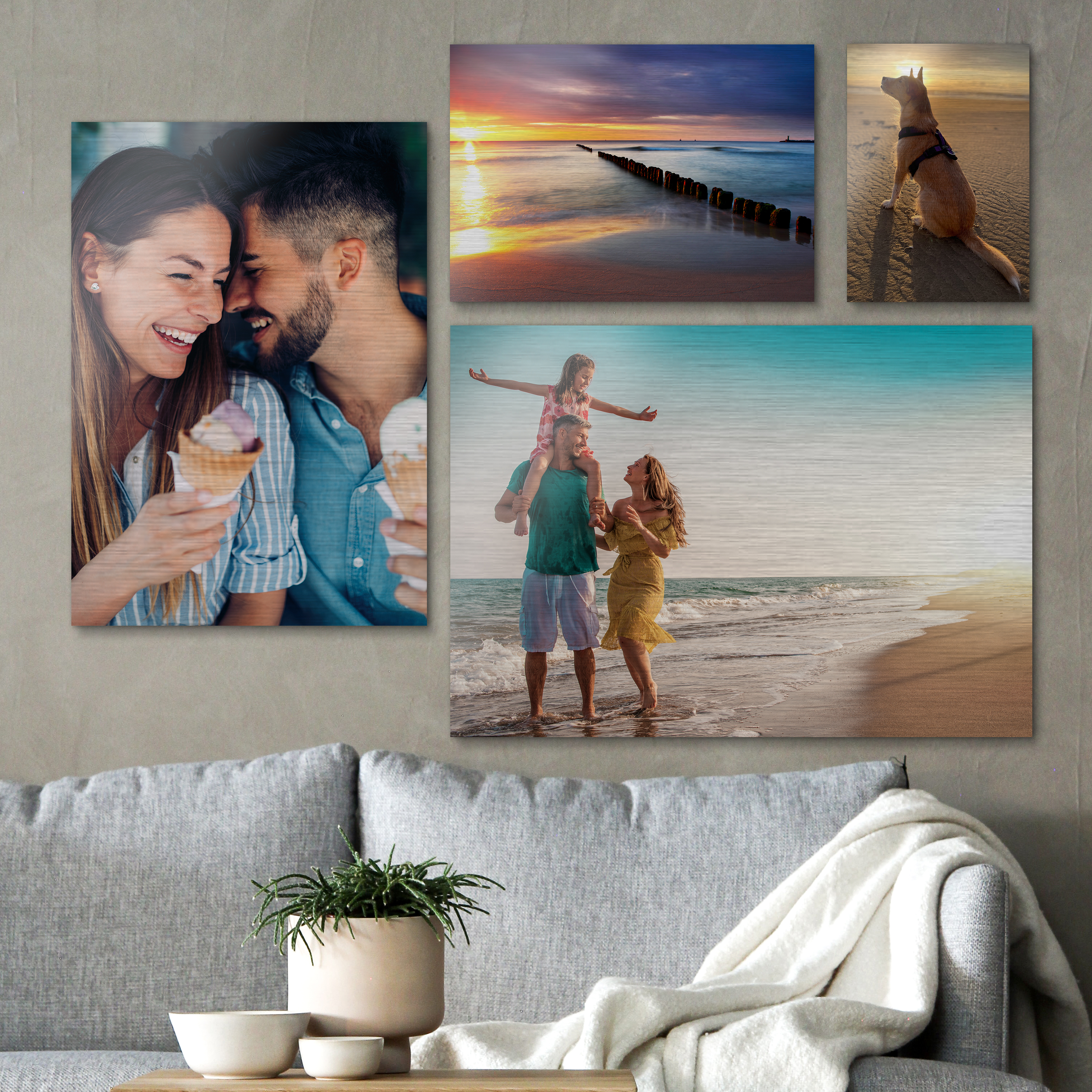 Foto auf Alu-Dibond Alu-Dibond Silber 3 mm 50 x 35 cm 6