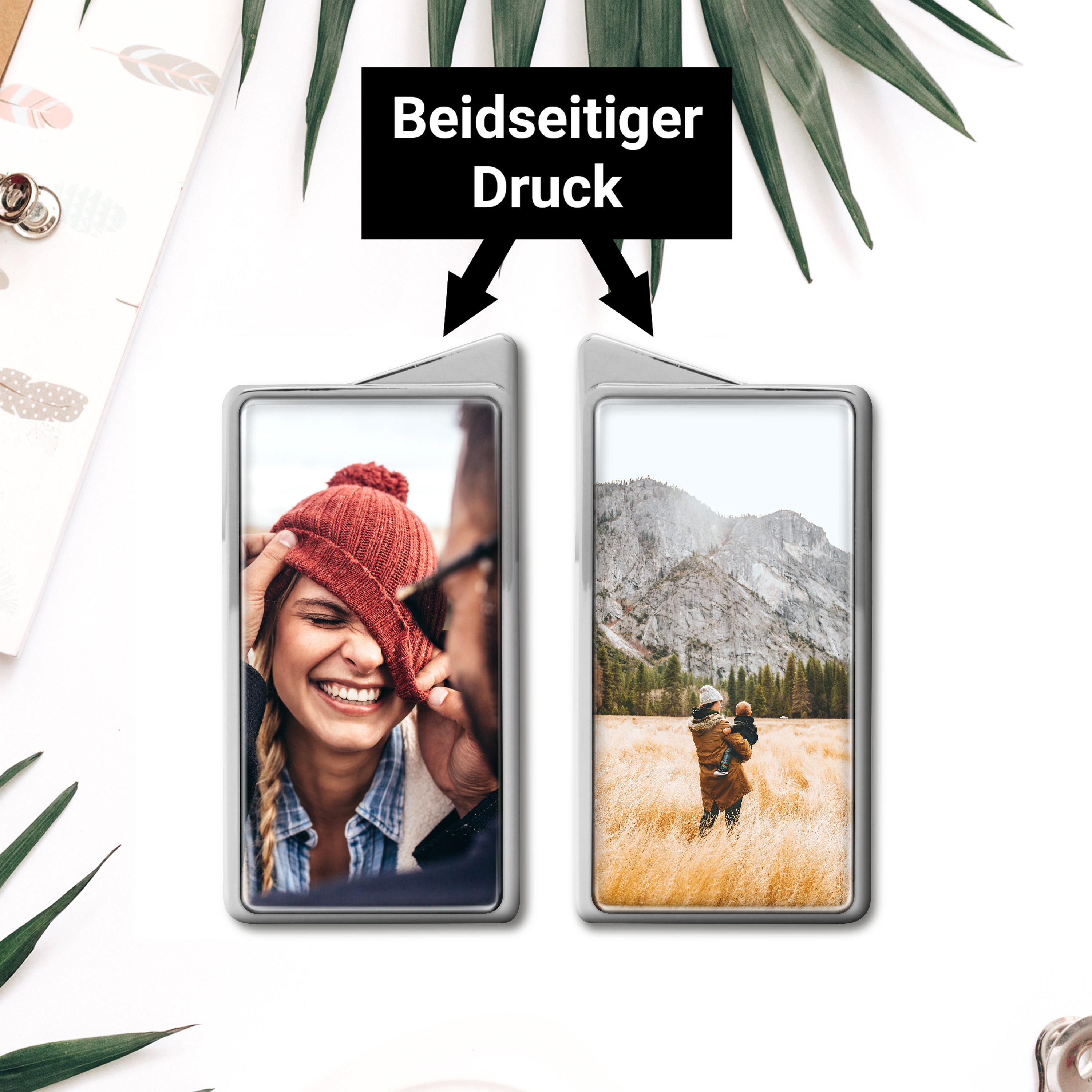 Chrom-Feuerzeug Eckig - Standard 2