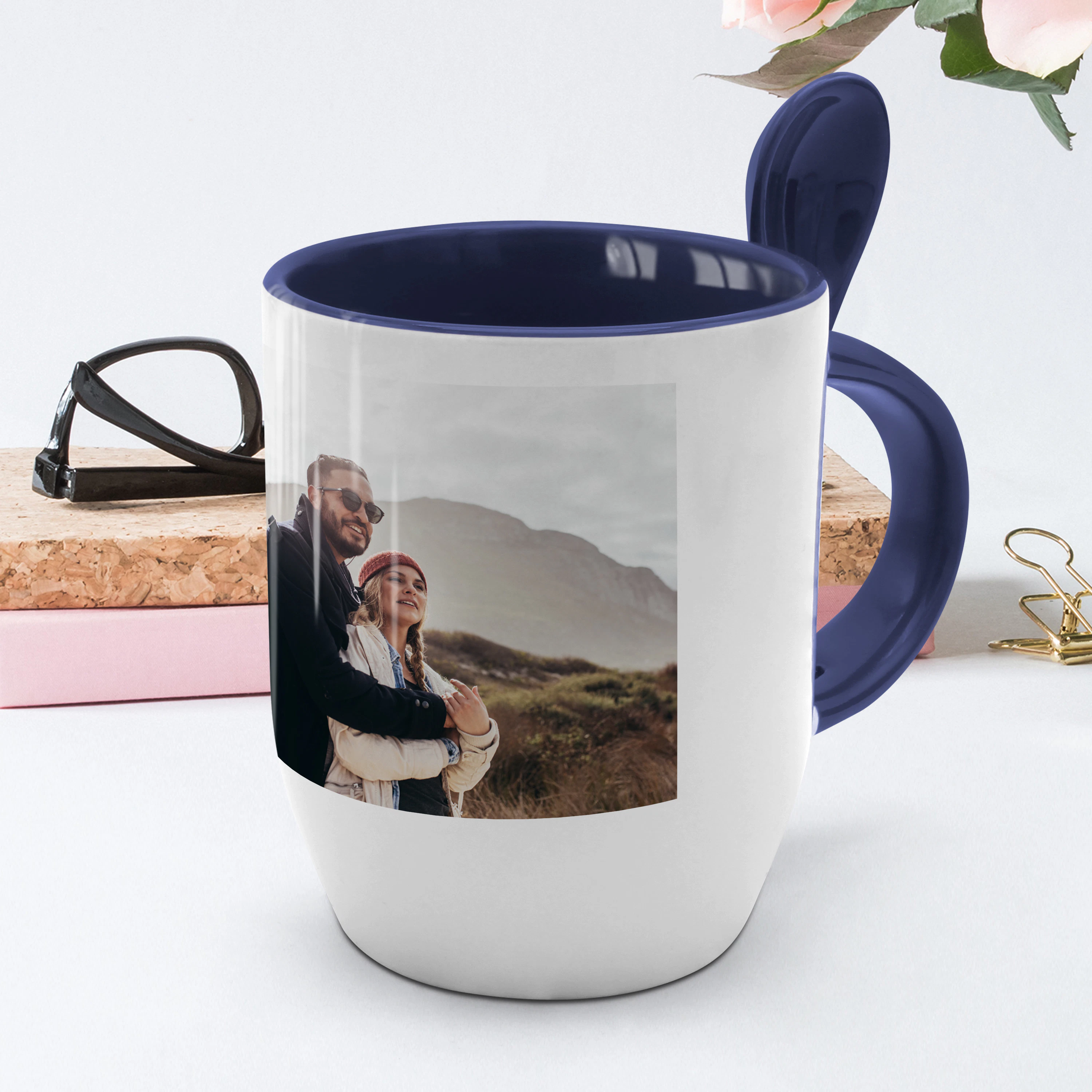 Löffeltasse Blau Standard 4