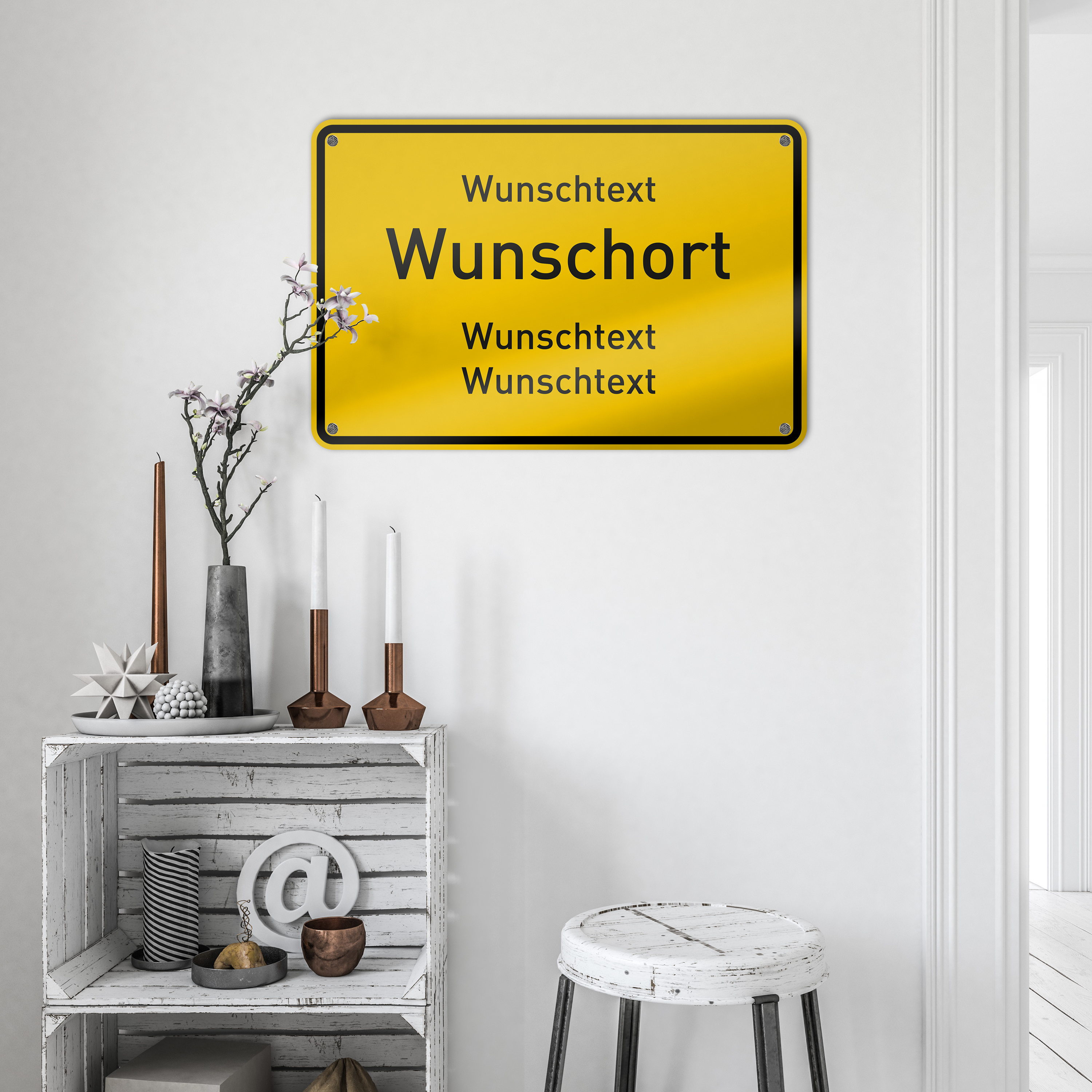 Ortsschilder 30 cm x 20 cm Blechschild 5