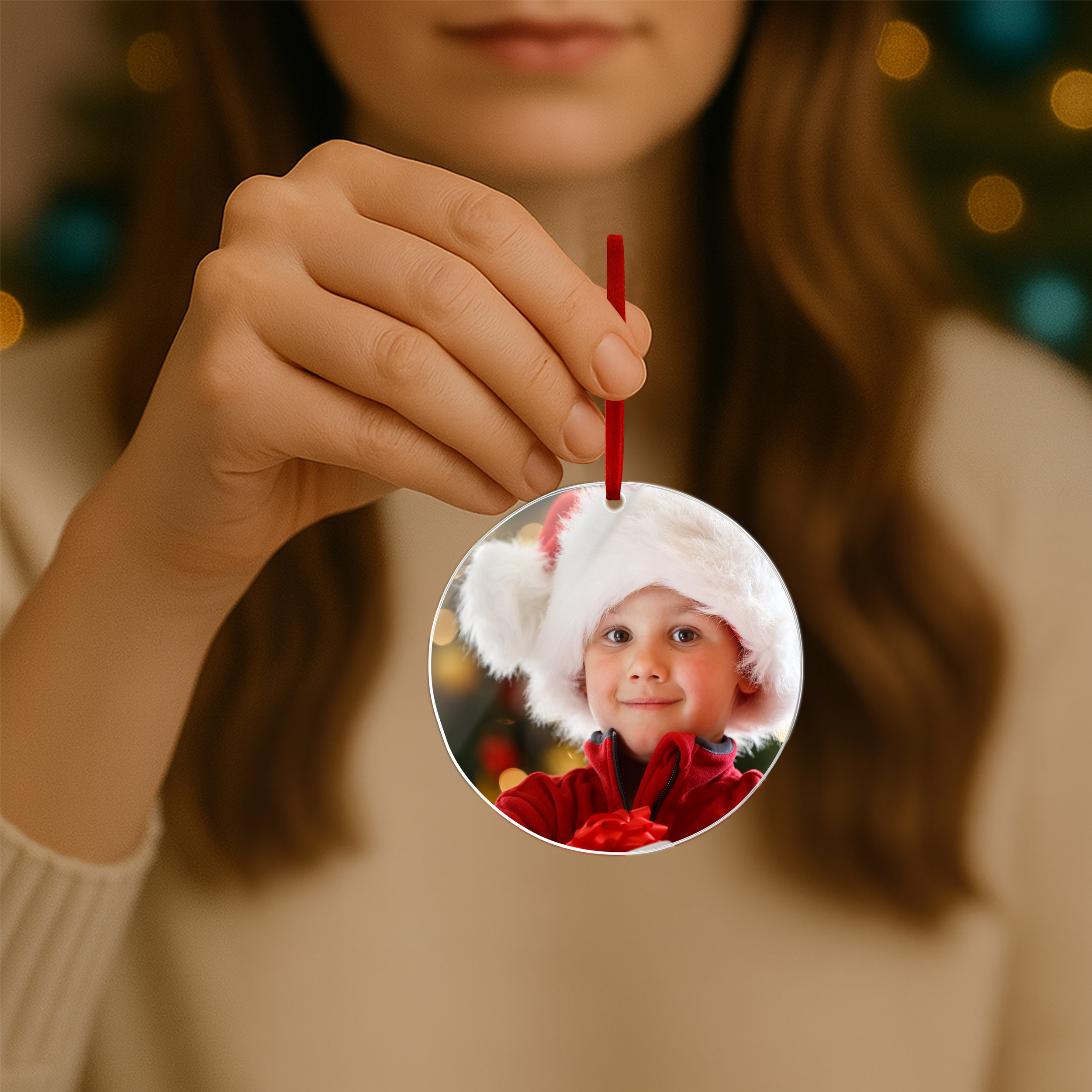 Weihnachtsbaumanhänger Kreis 8