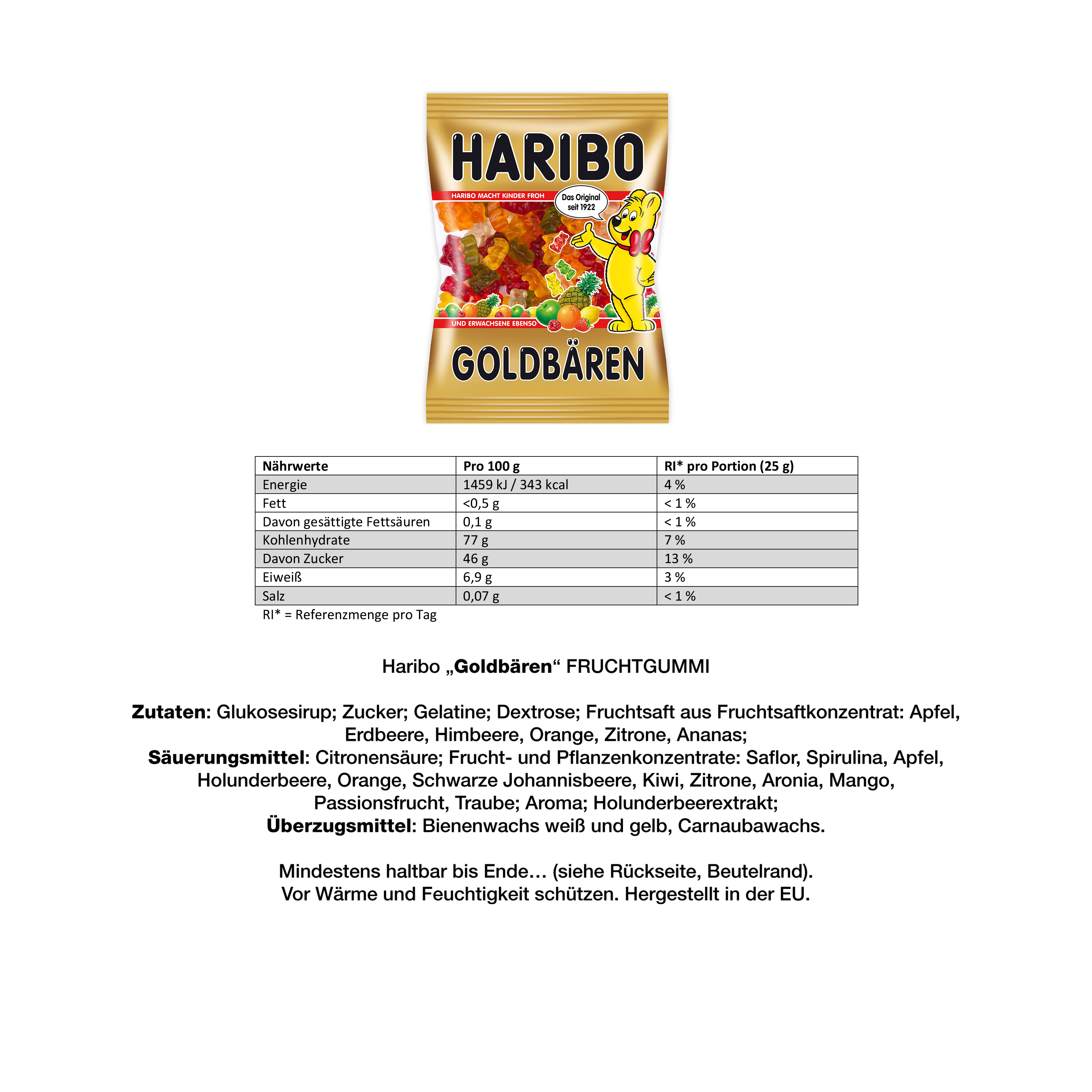 Konservendose Haribo Goldbären 7