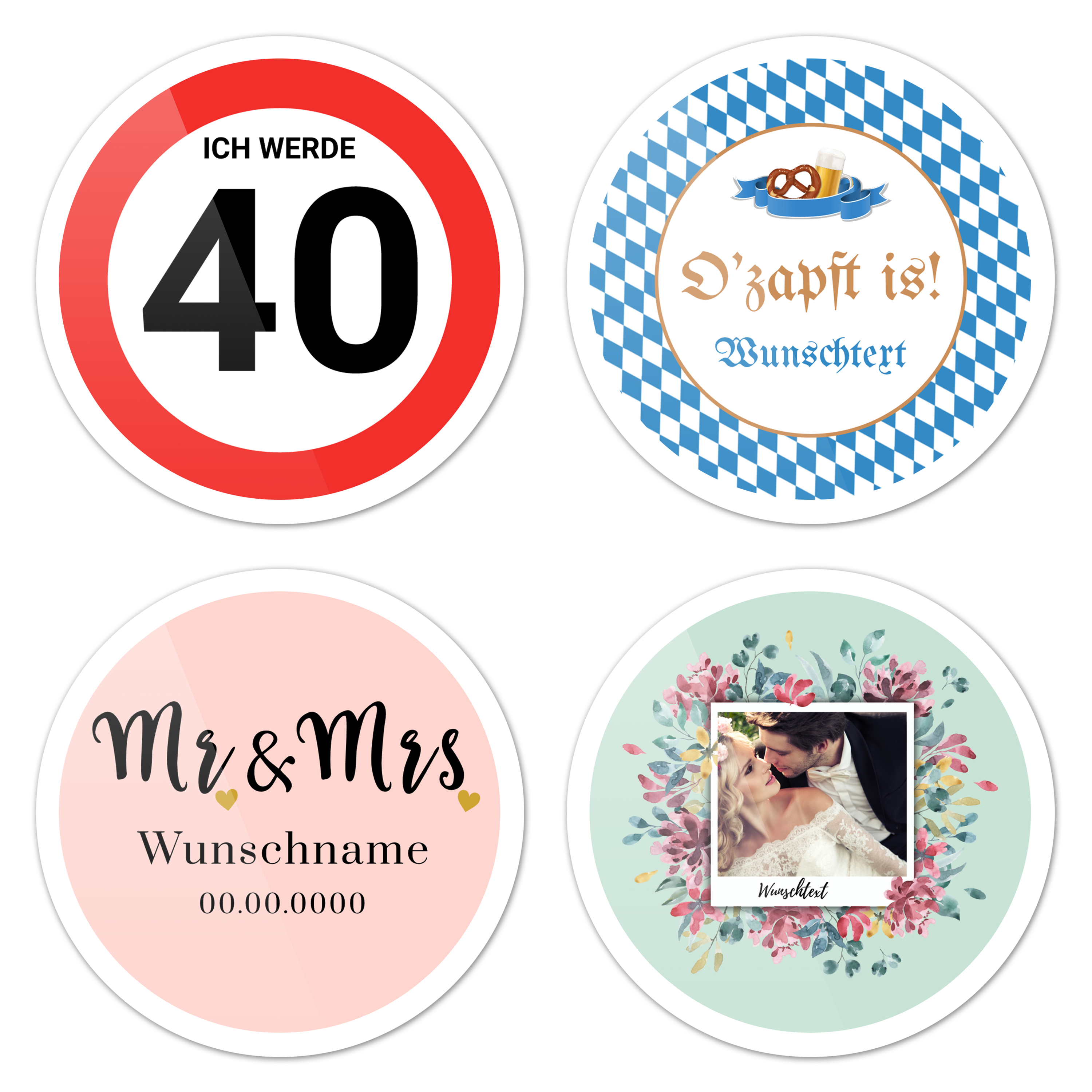 Untersetzer Rund Acrylglas 5