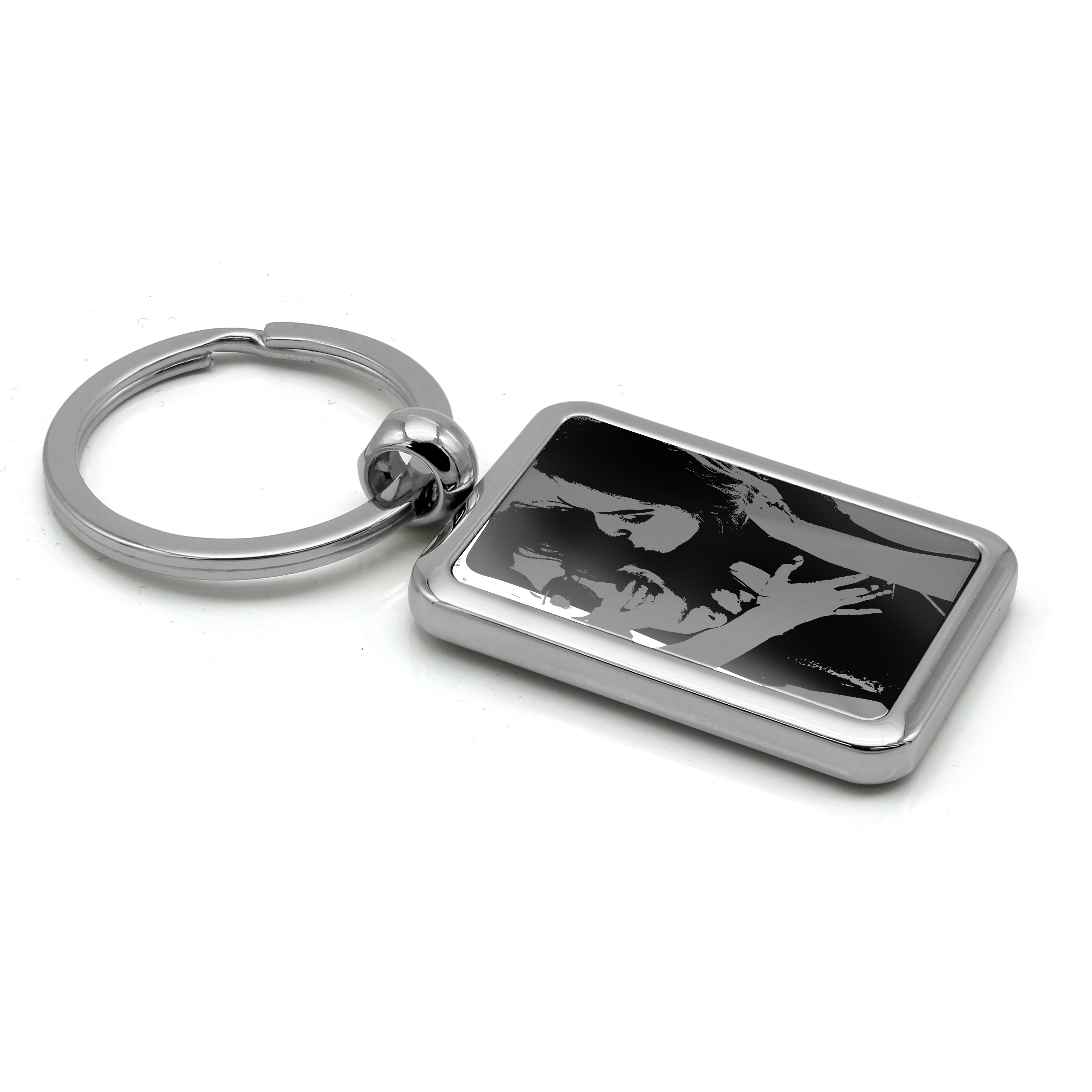 Schlüsselanhänger "Rechteck" Gravur 3