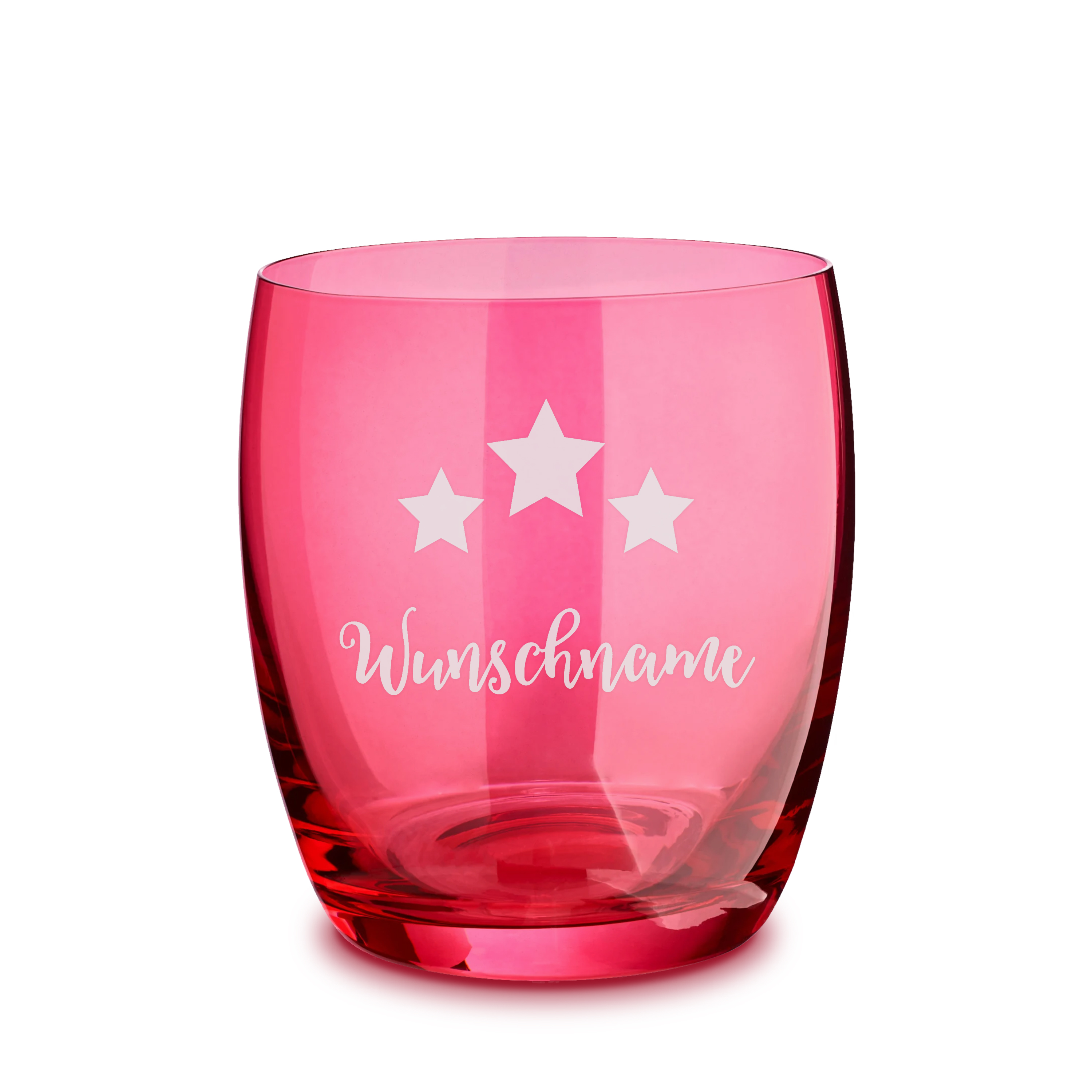 Trinkglas "Farbig" Rot 1