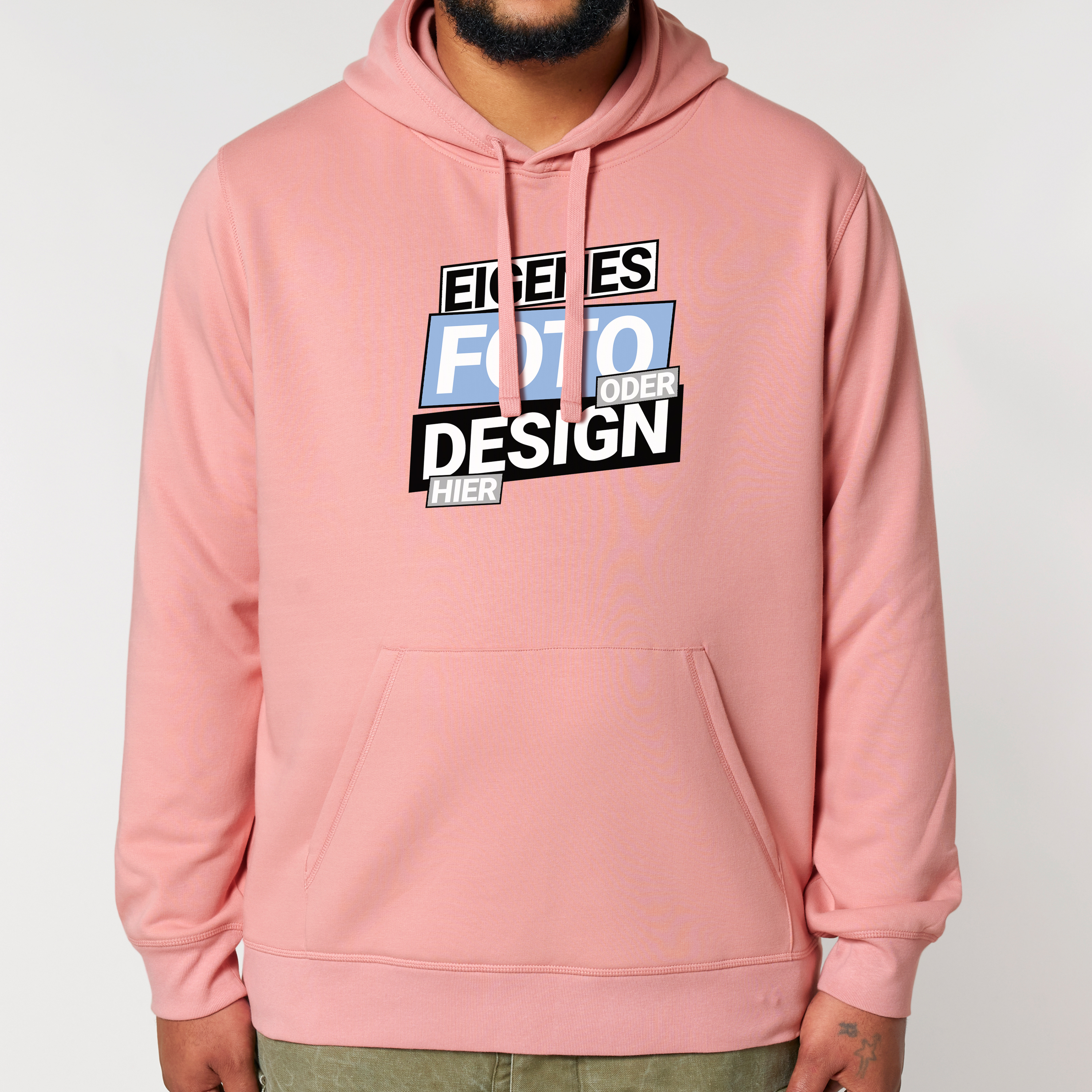 Bio Hoodie „Basic“ M Rosa 5
