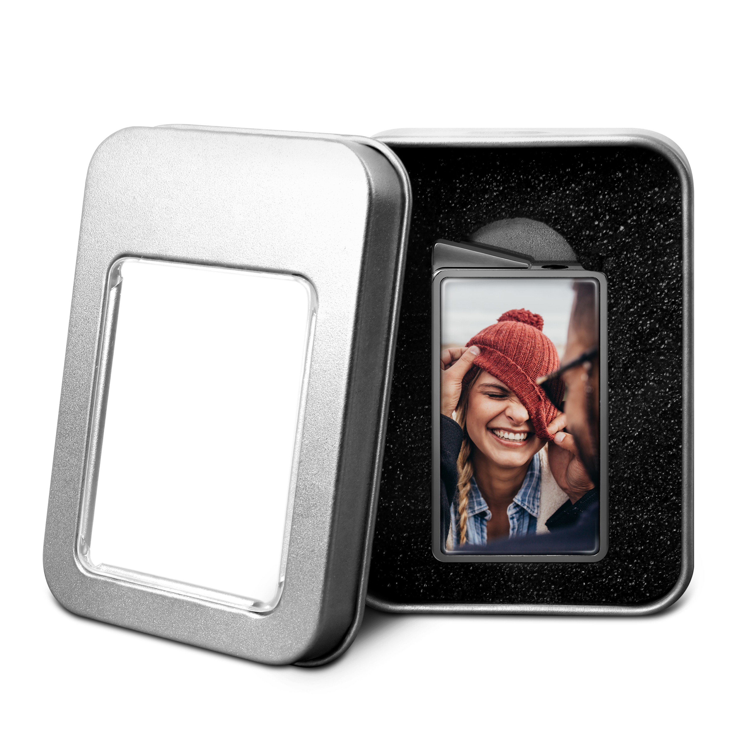 Chrom-Feuerzeug Eckig - Standard 5