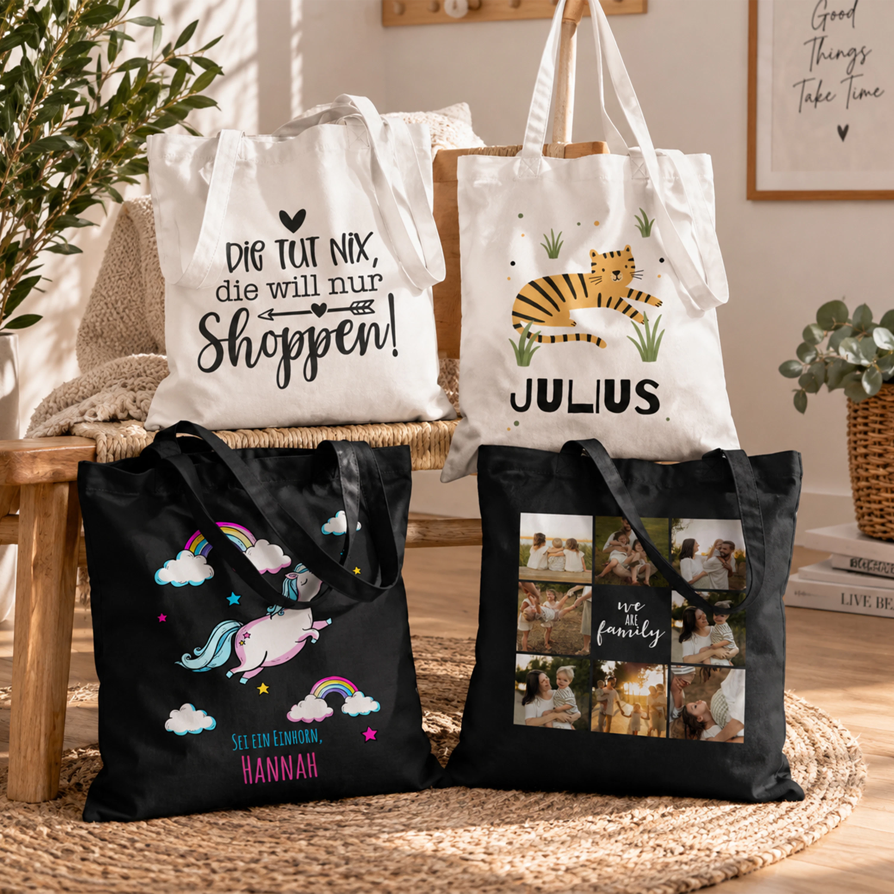 Bio Stoffbeutel Weiß 6