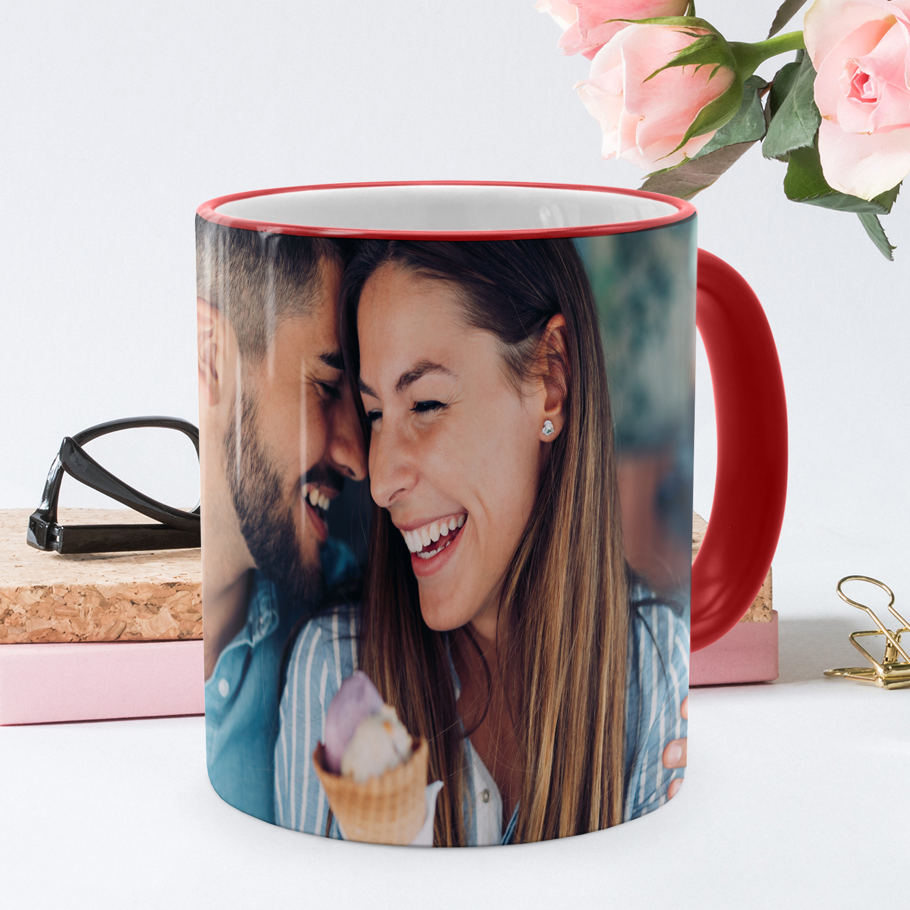 Kaffeebecher Rot Full-Size 5