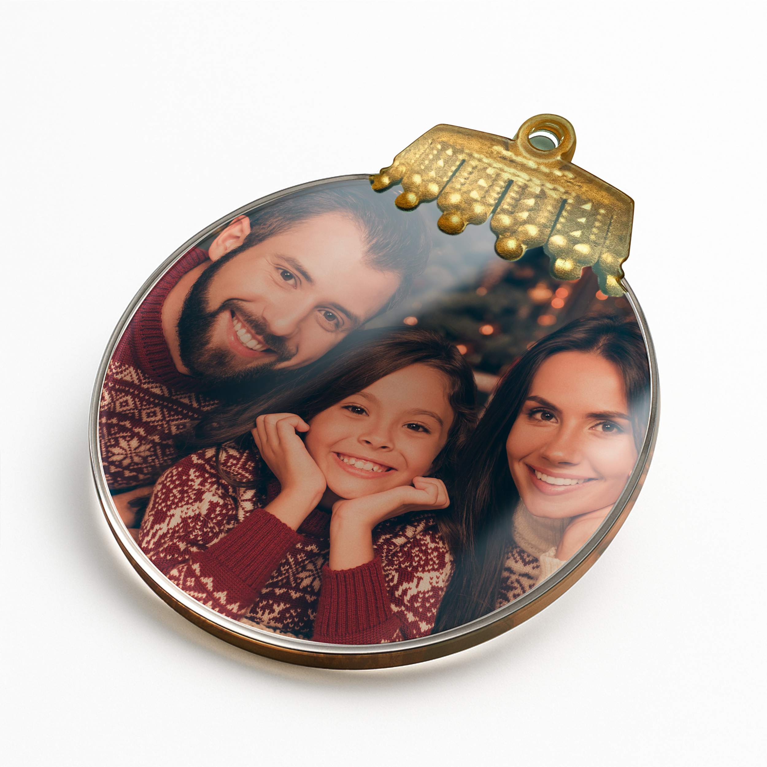 Weihnachtsbaumanhänger Kreis (Aufhänger) 4