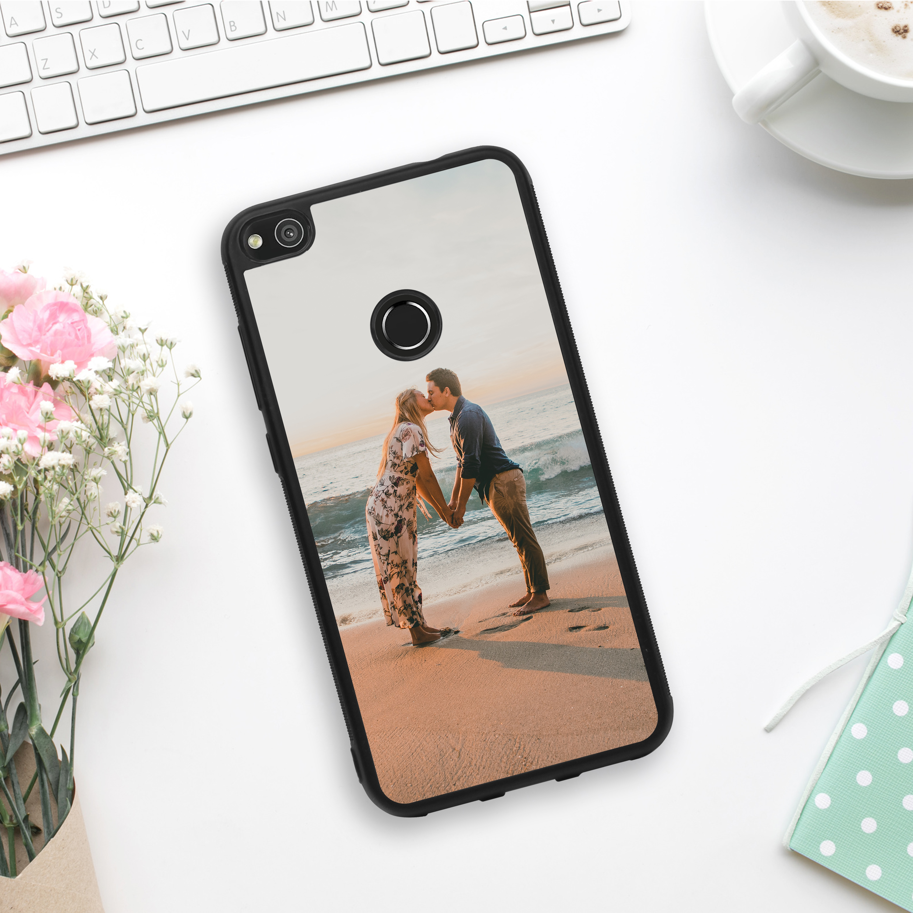 Huawei P8 lite 2017 schwarz Softcase 3