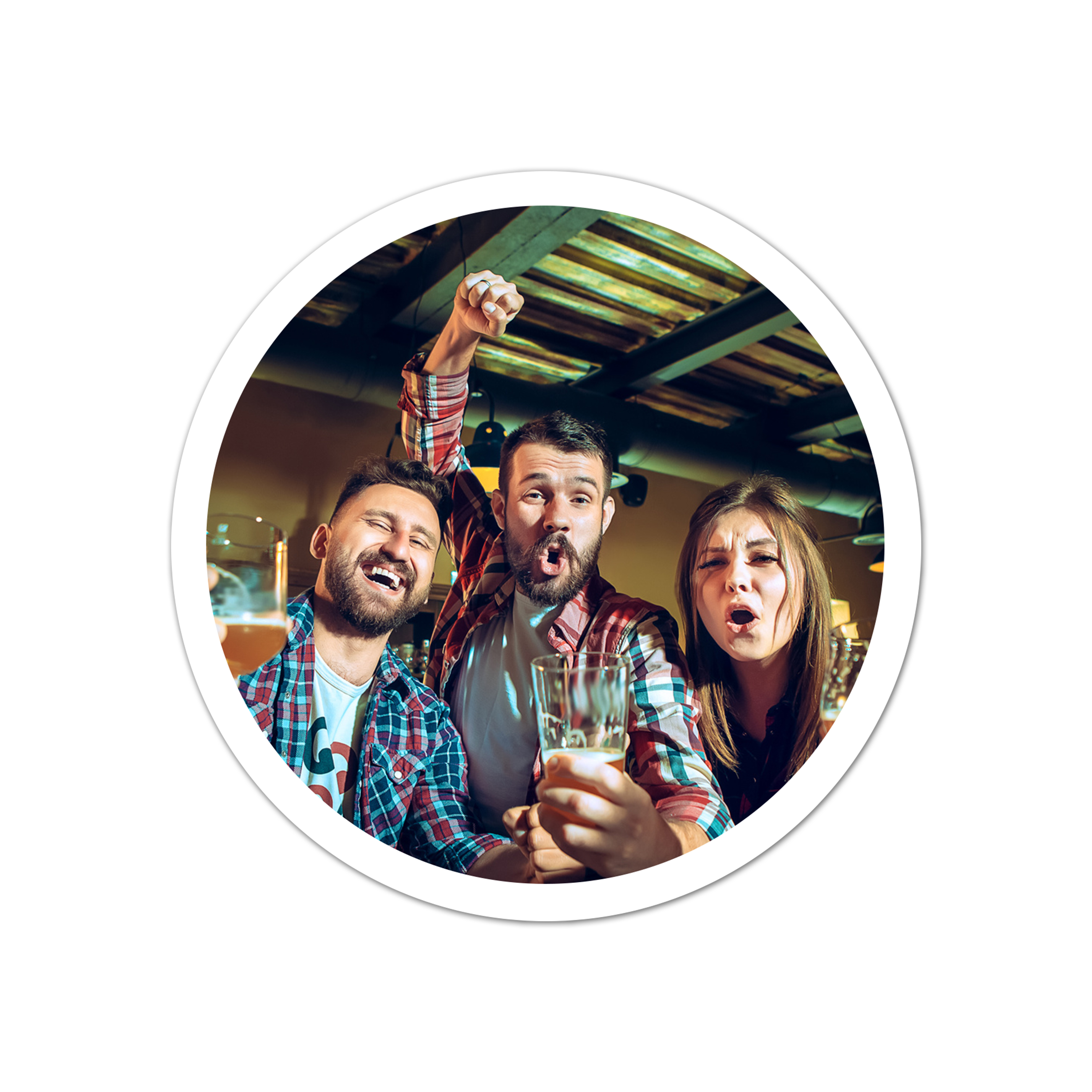 Untersetzer Rund Kunststoff 2