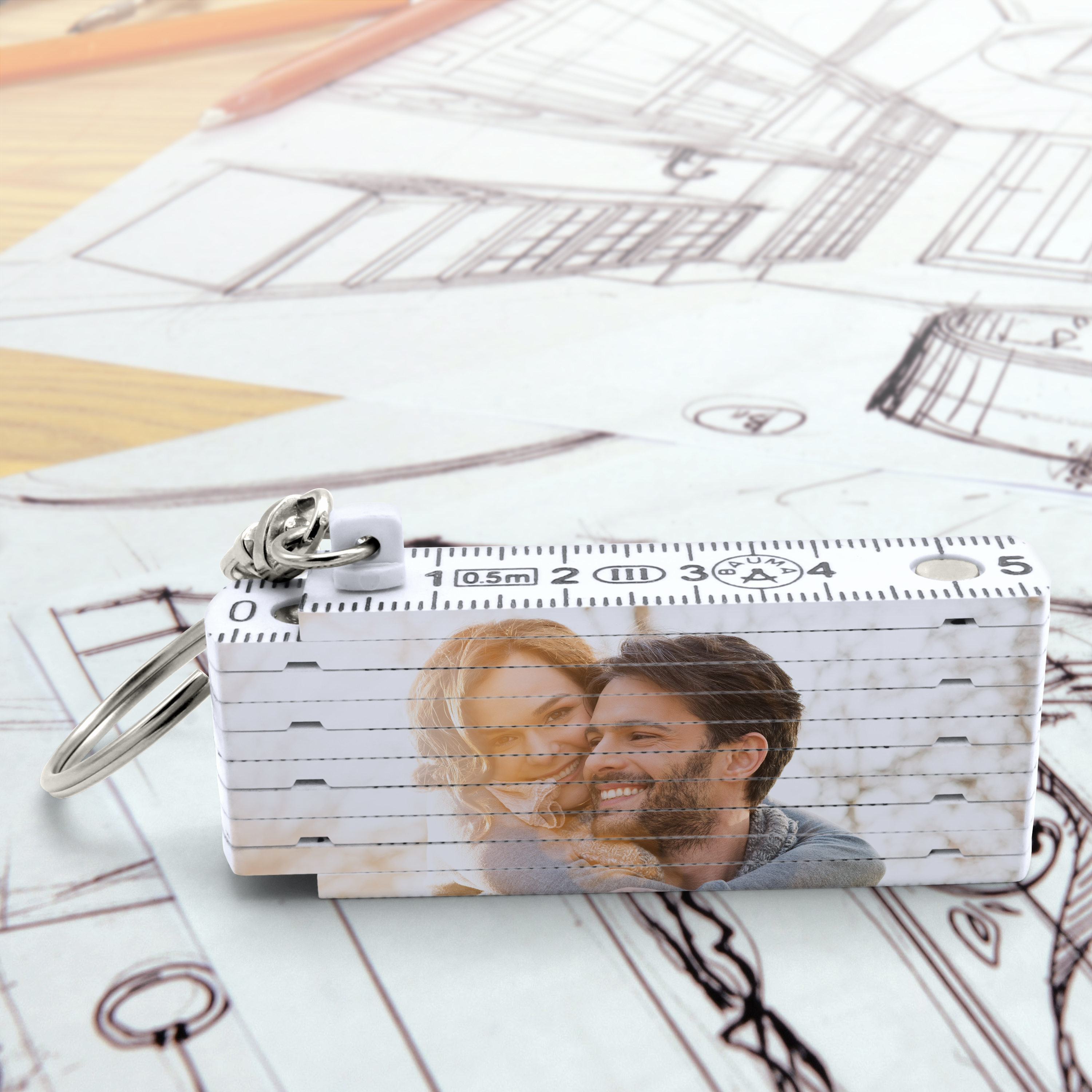 Zollstock Schlüsselanhänger - Standard 5