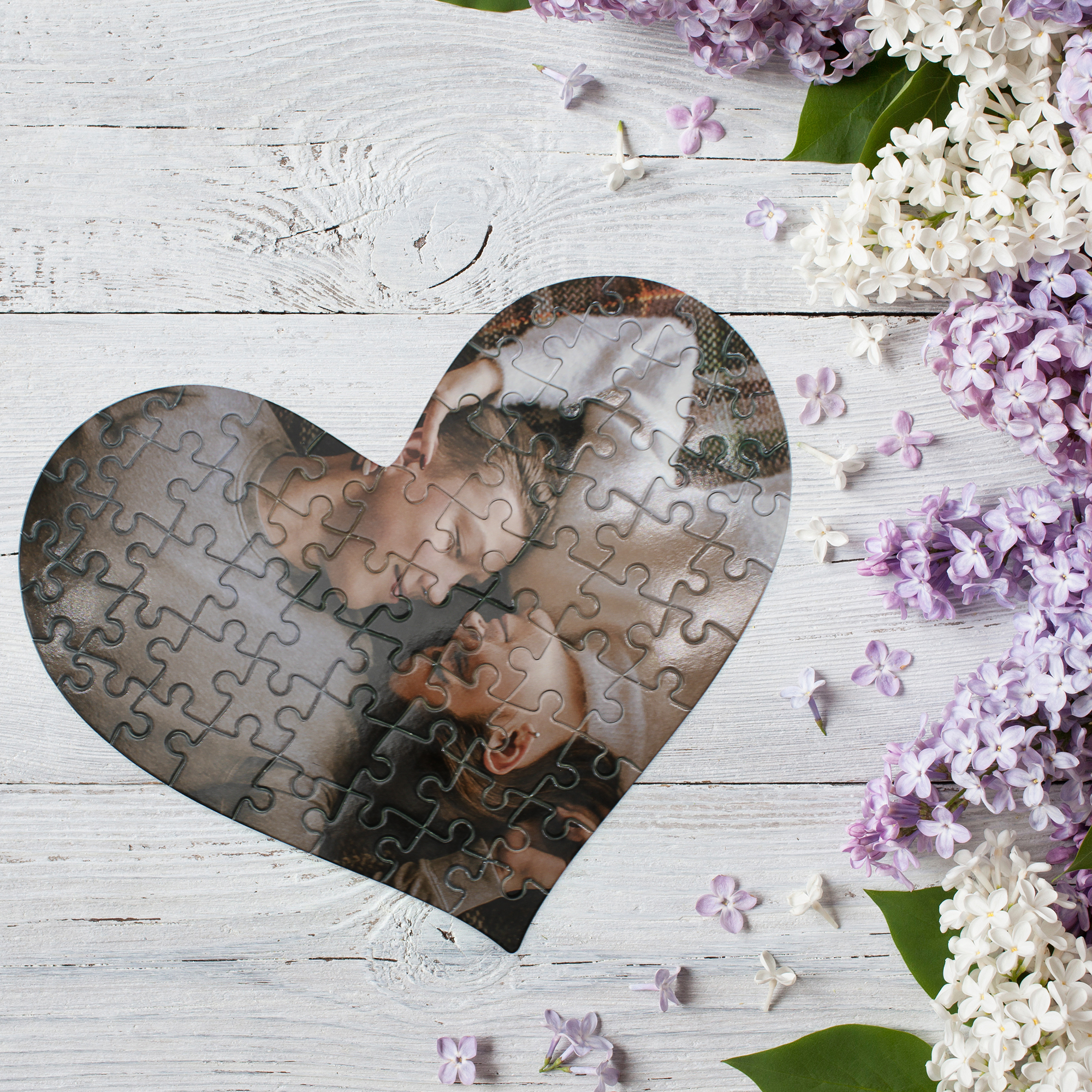 Herzpuzzle M - 24,7 x 20,0 cm (63 Teile) 7