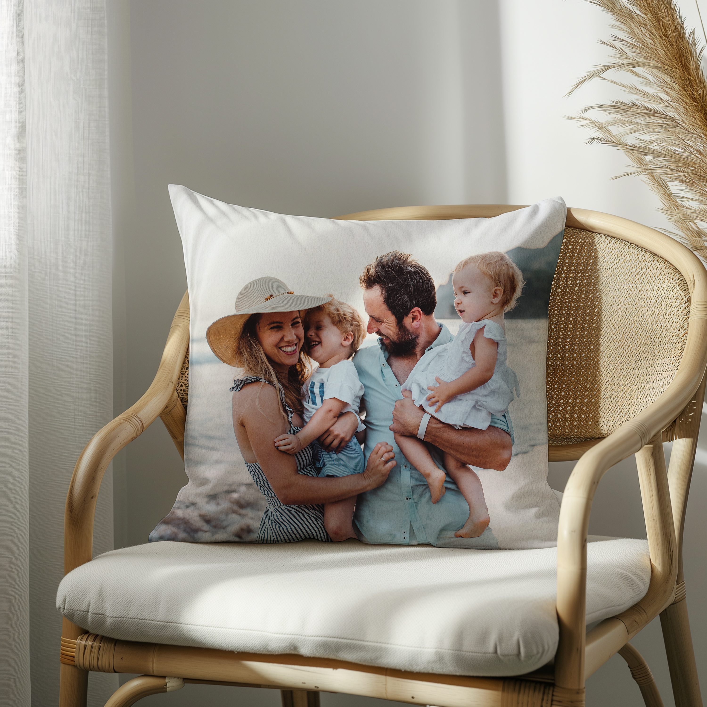 Plüsch Fotokissen 30 cm x 30 cm 7