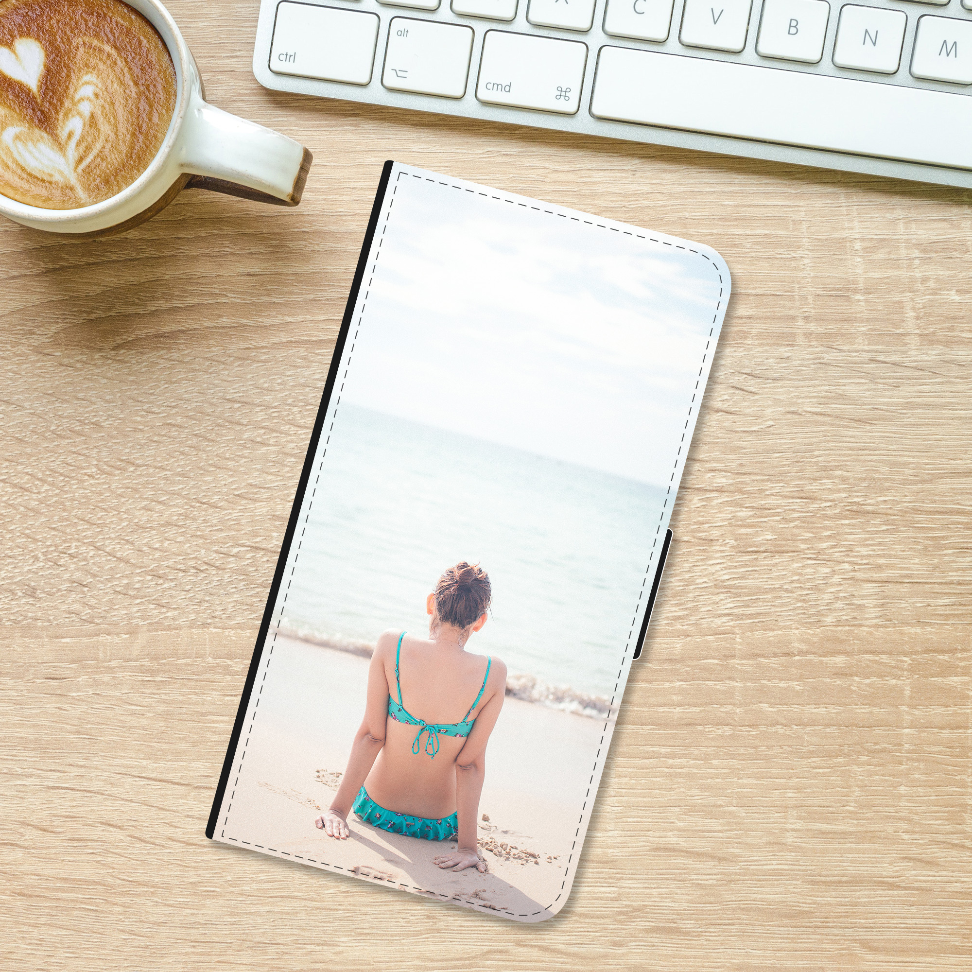 iPhone 8 Plus Flipcase schwarz 2