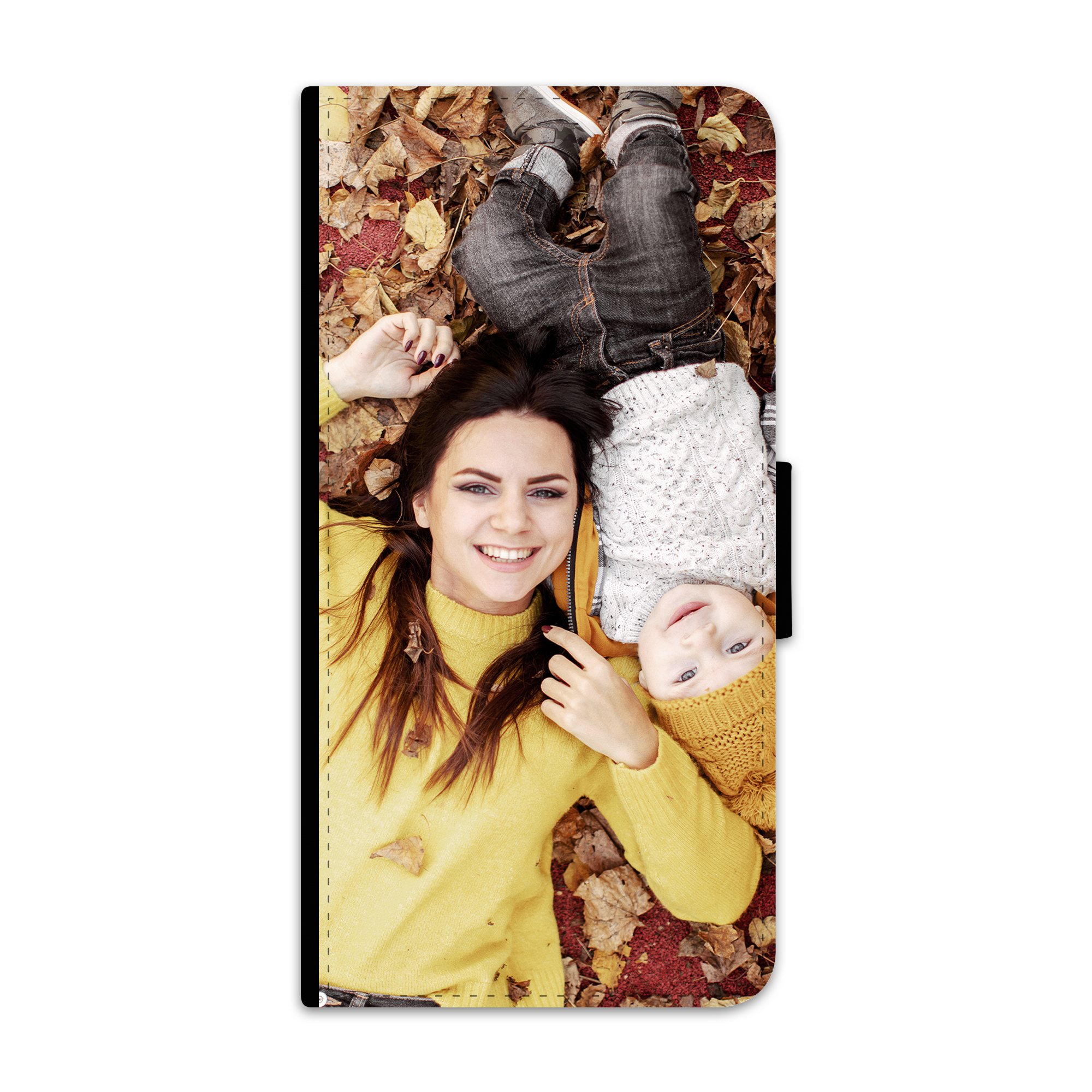 iPhone SE (2016) Flipcase schwarz 1