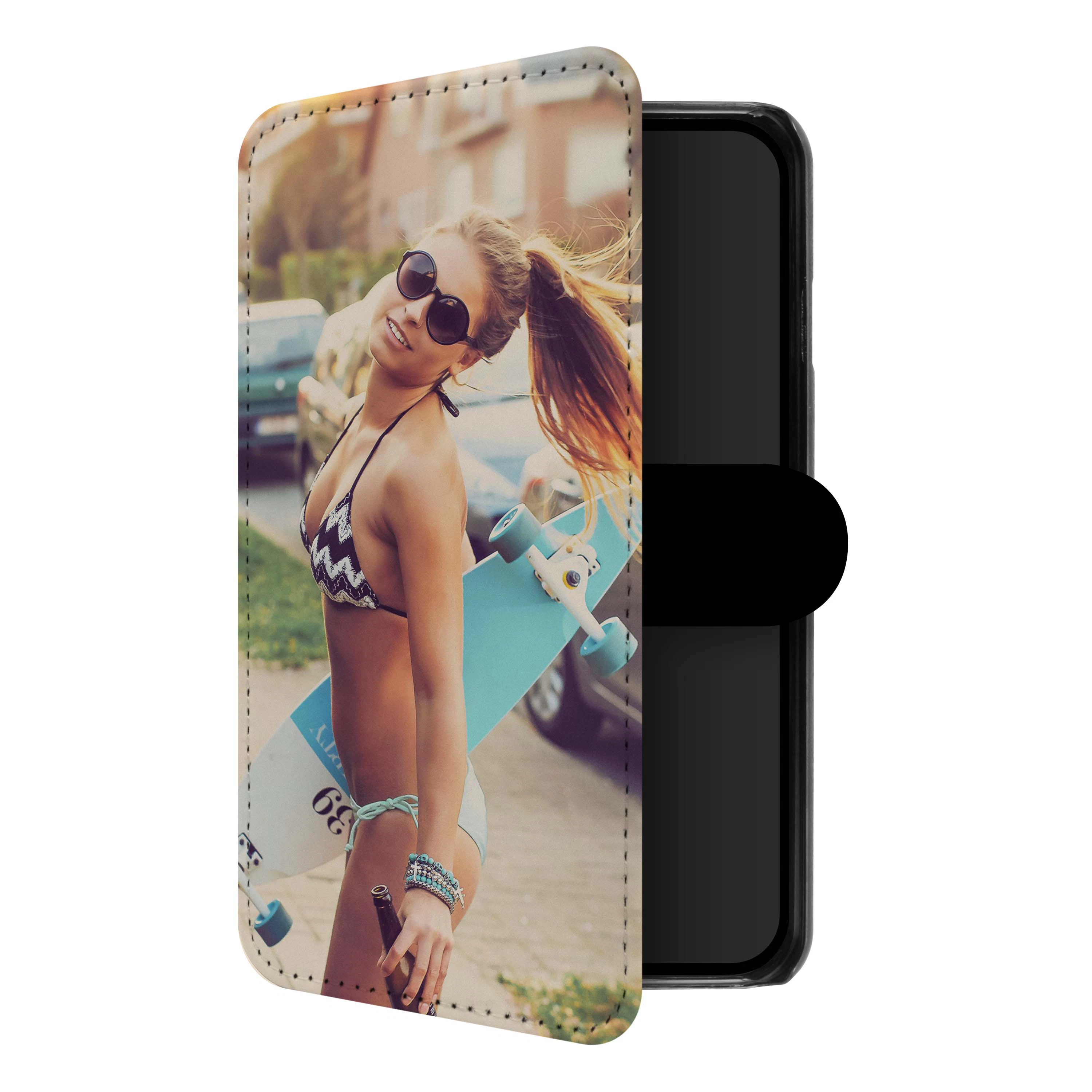 Galaxy A8 (2018) Flipcase schwarz 1