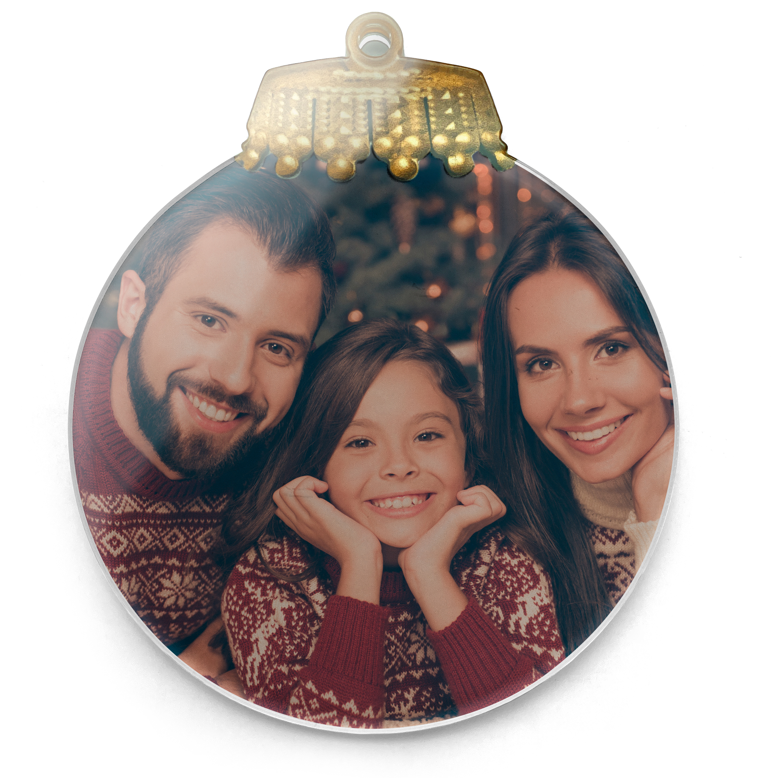Weihnachtsbaumanhänger Kreis (Aufhänger) 1