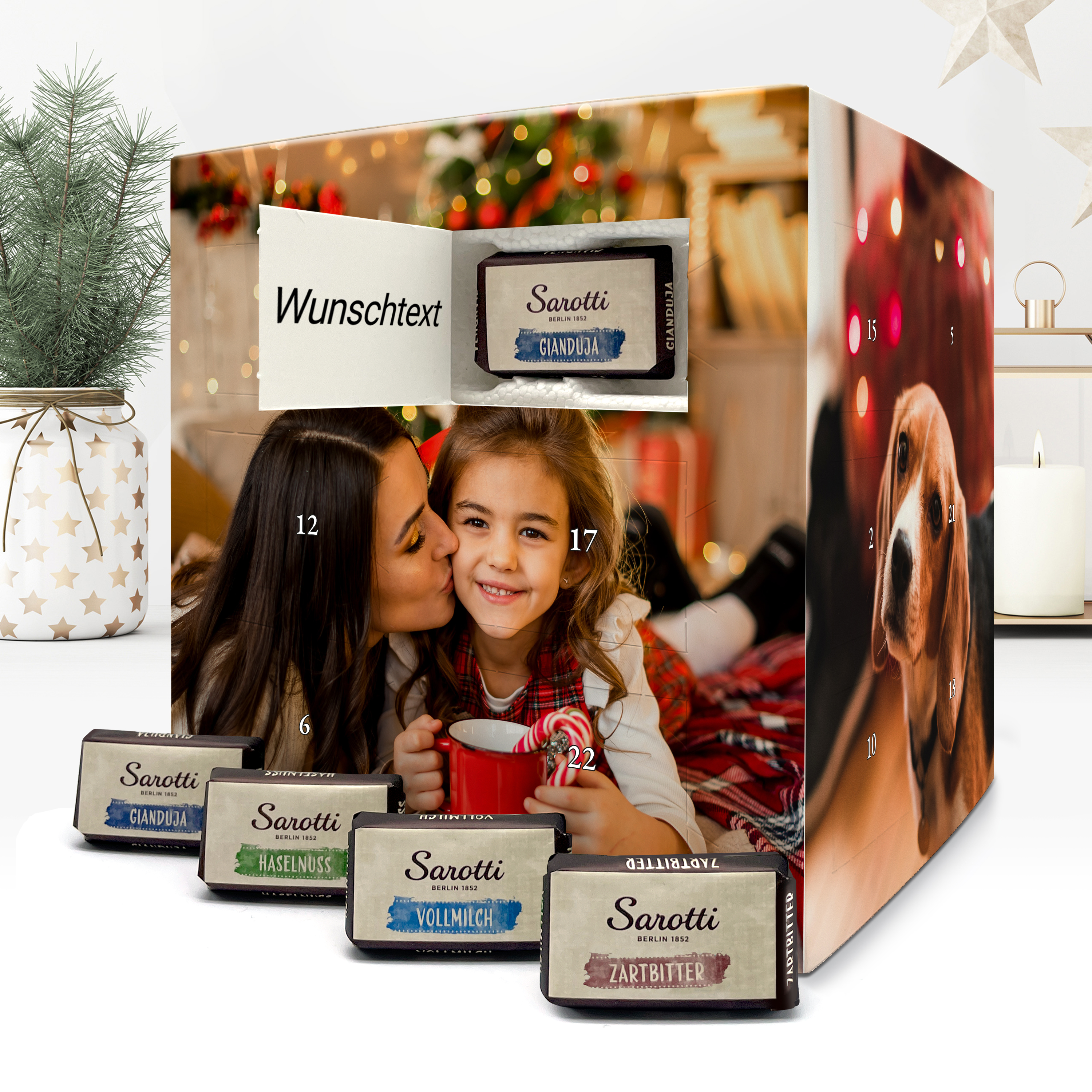 Würfel Adventskalender - Standard 6