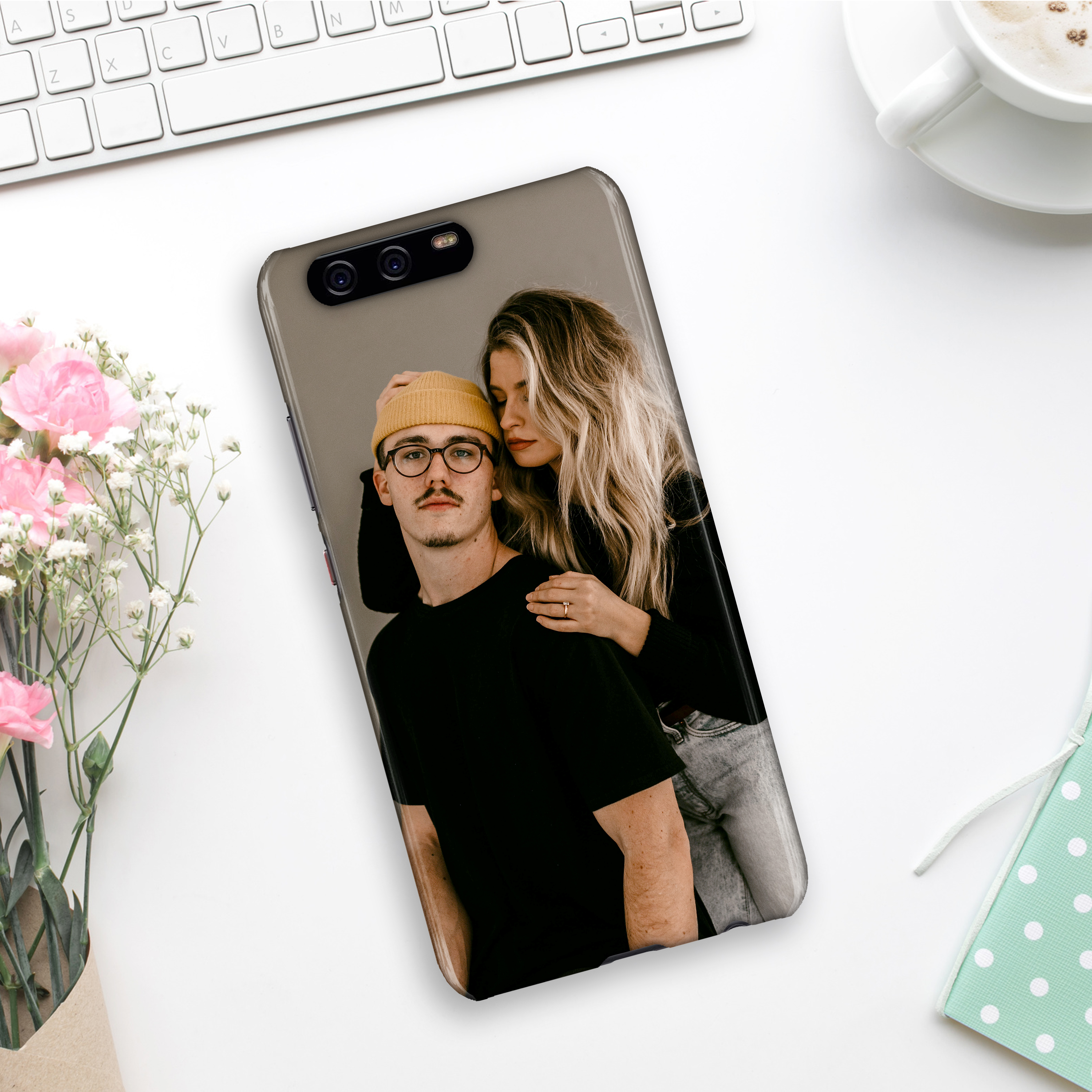 Huawei P10 Premium Hardcase weiß 2