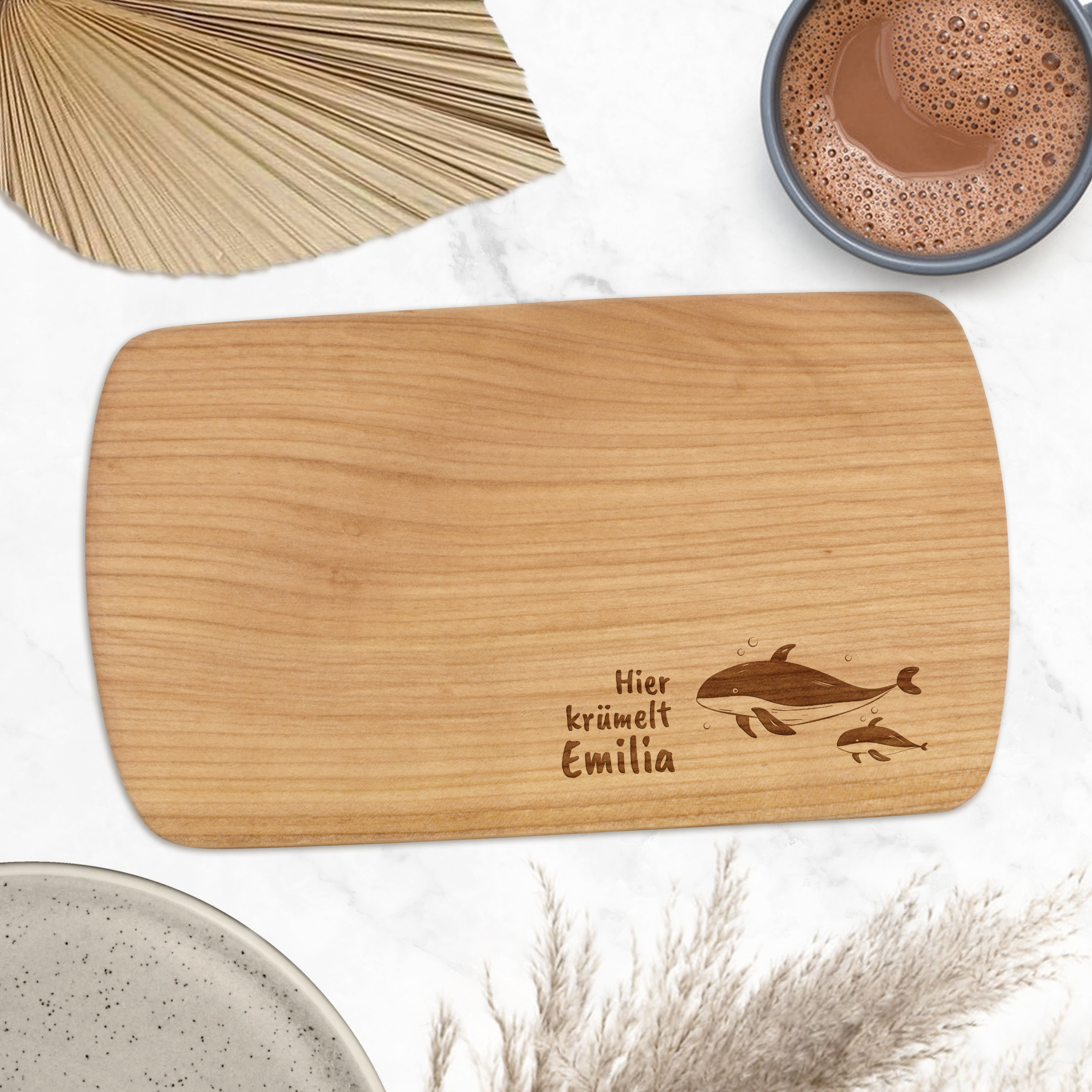 Holz-Frühstücksbrettchen Kirsche 7