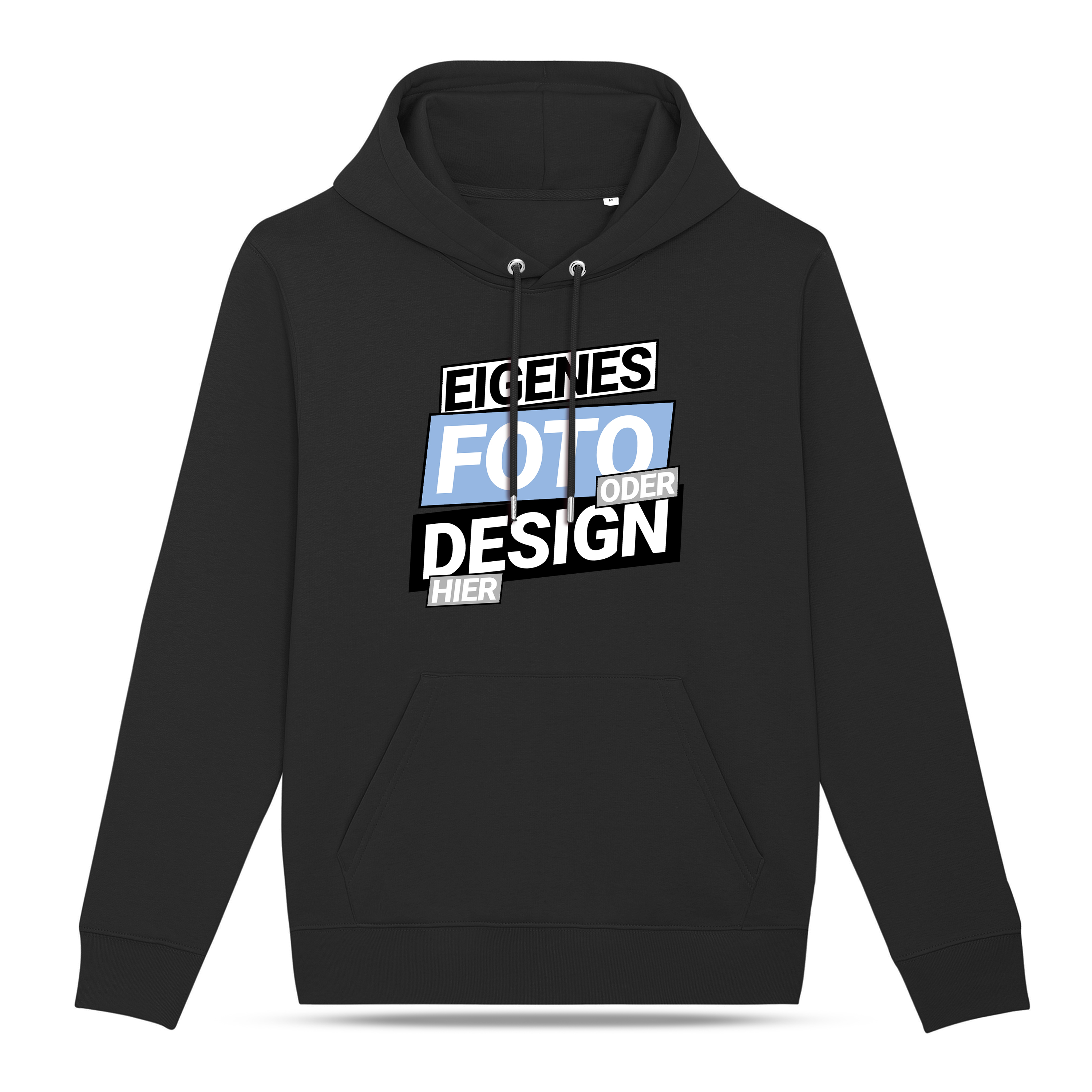 Bio Hoodie „Premium“ Schwarz 1