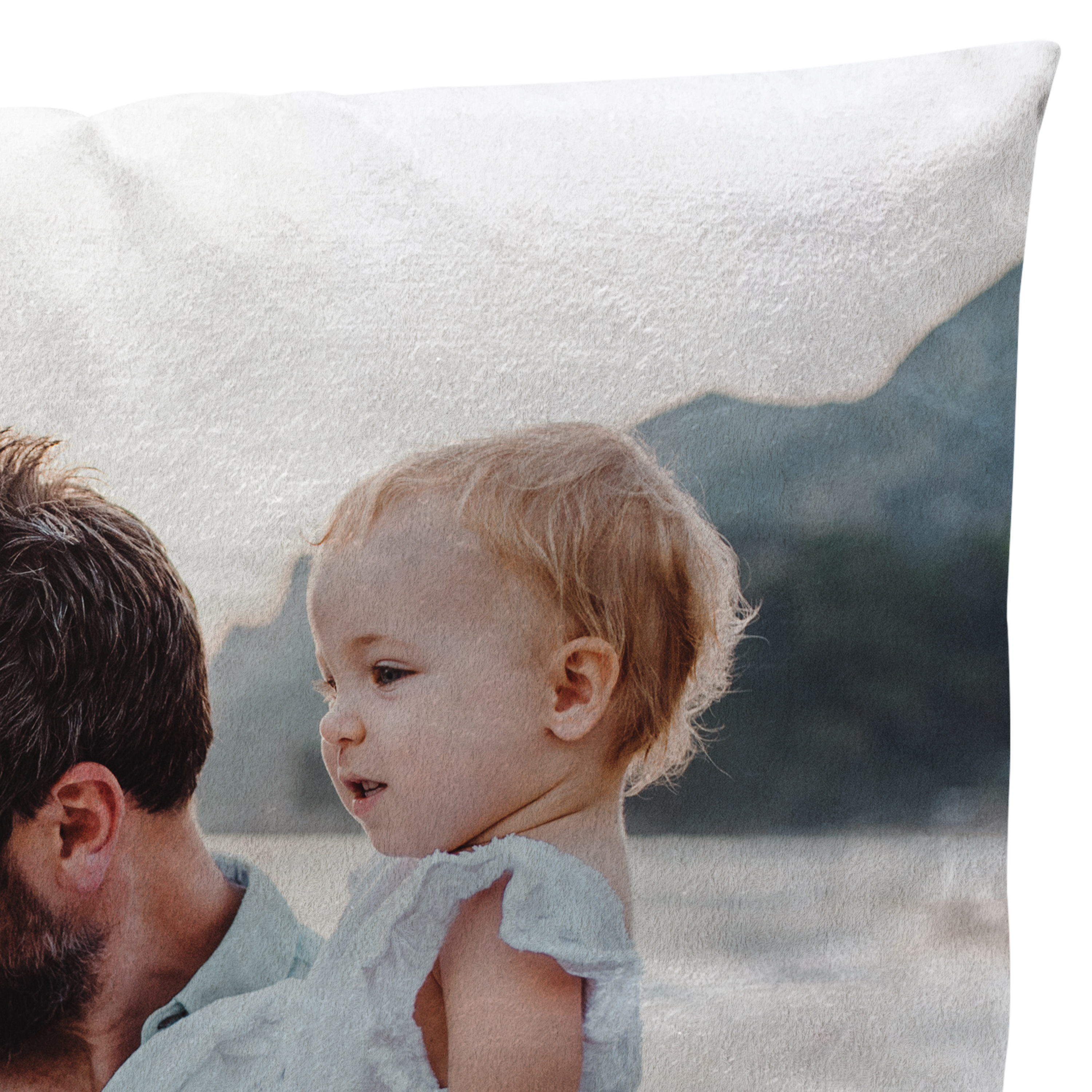 Plüsch Fotokissen 30 cm x 30 cm 3