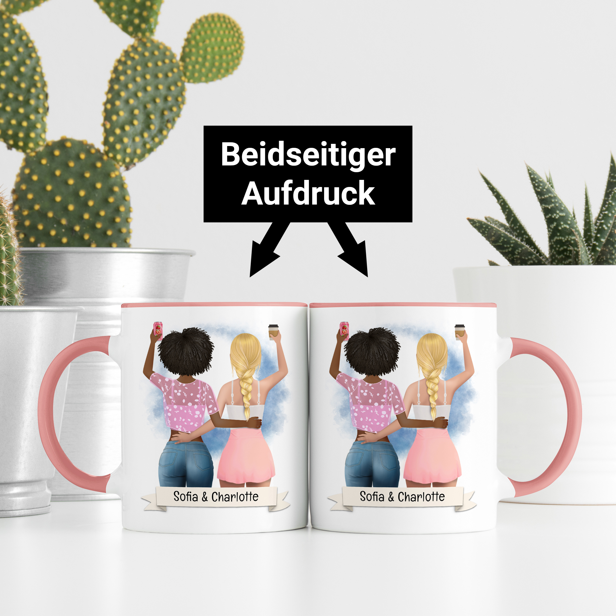 Beste Freundin Tasse Rosa 4