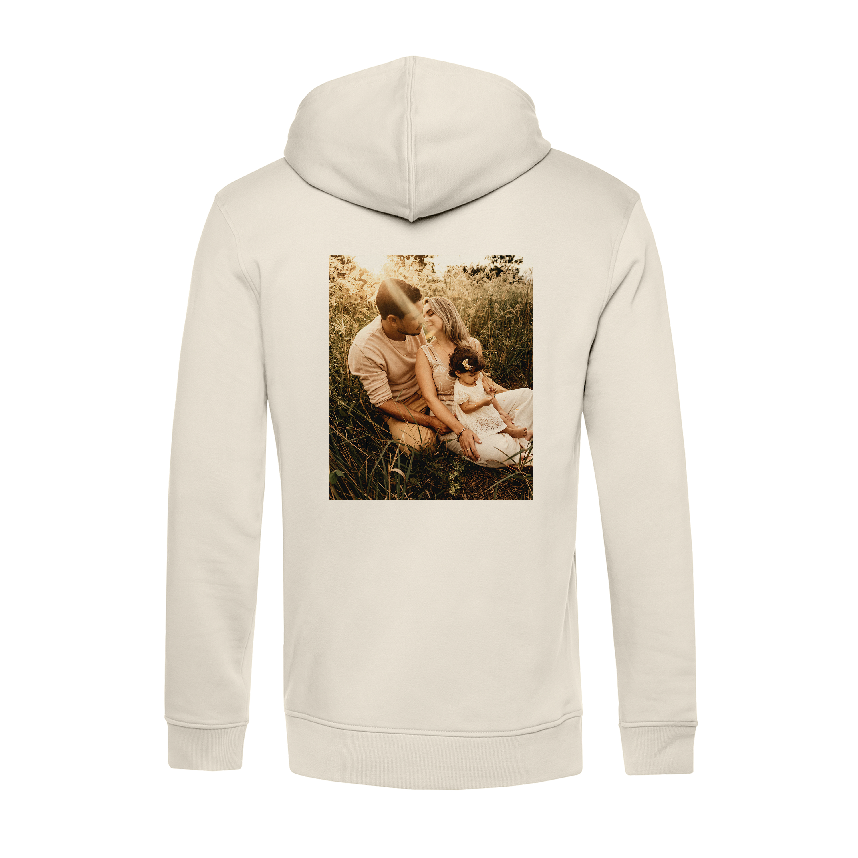 Bio Hoodie S Creme Weiß 2